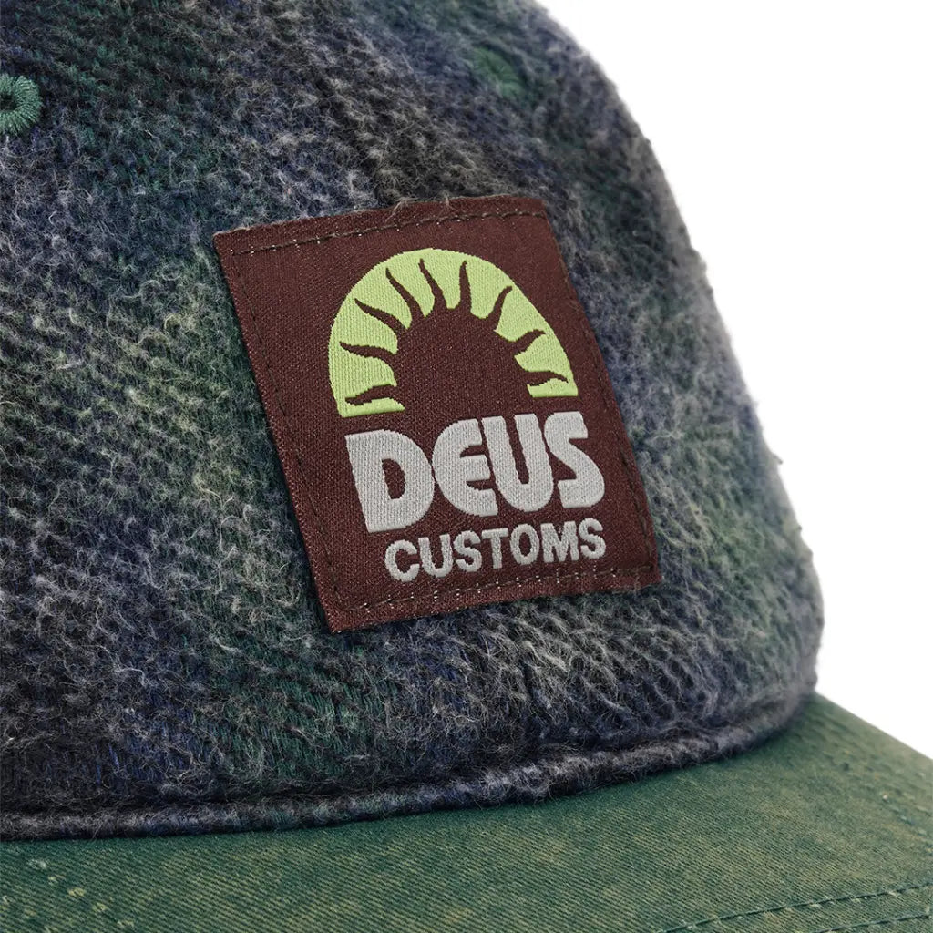 Vacay Check Cap Black - Deus Ex Machina - détail 2