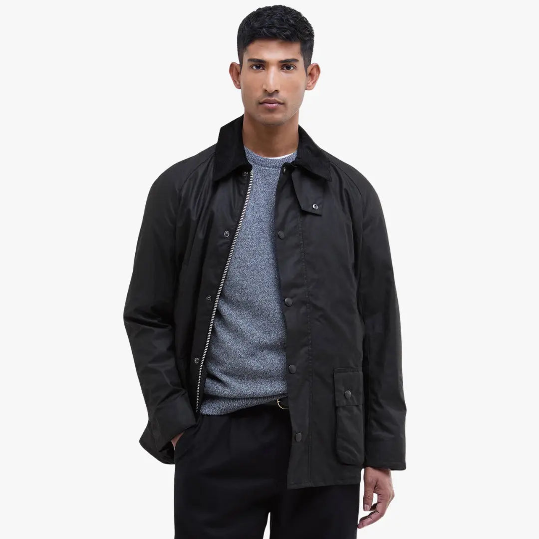 Veste Ashby - Black - Barbour - détail 2