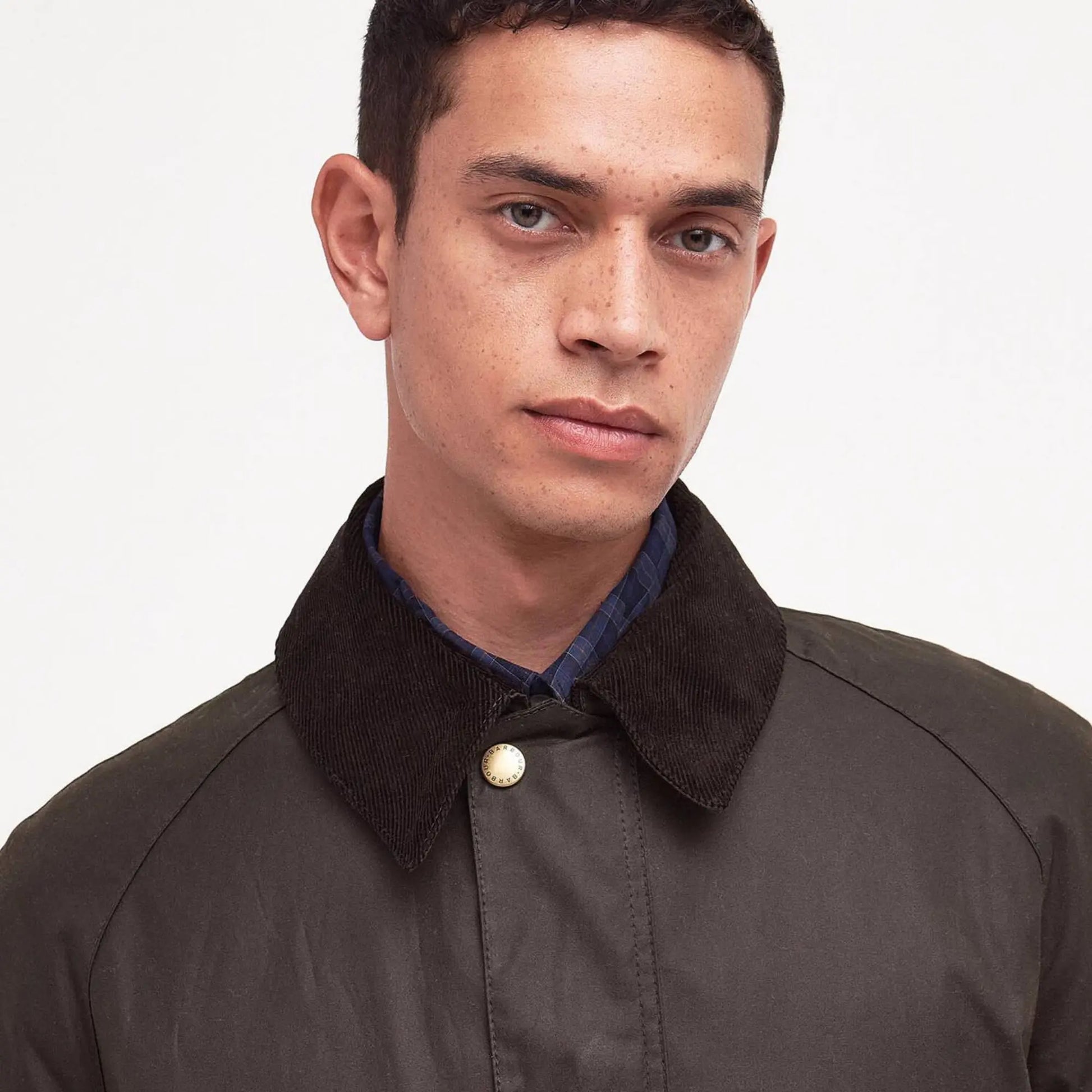 Veste Ashby - Olive - Barbour - détail 4