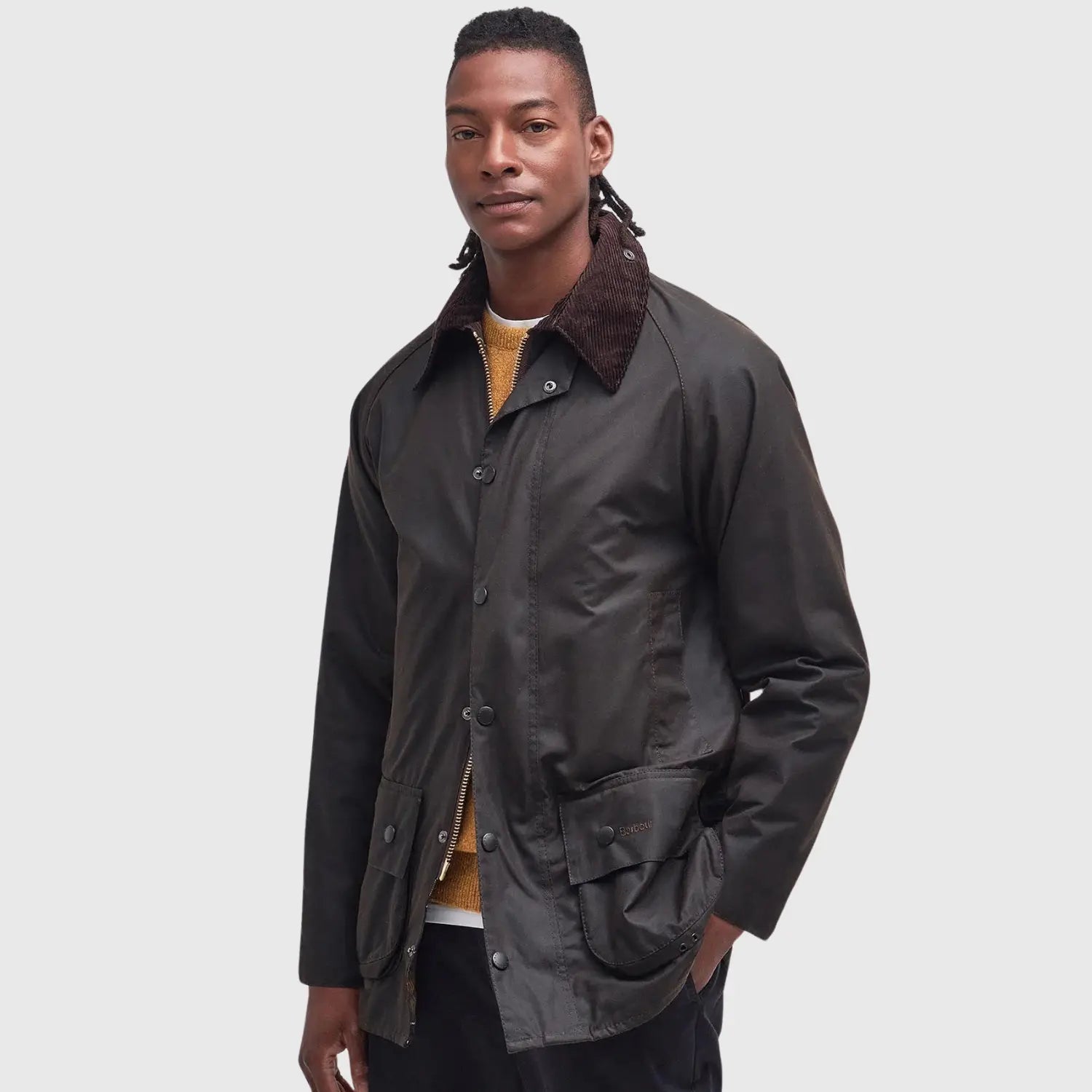 Veste Beaufort - Olive - Barbour - détail 10