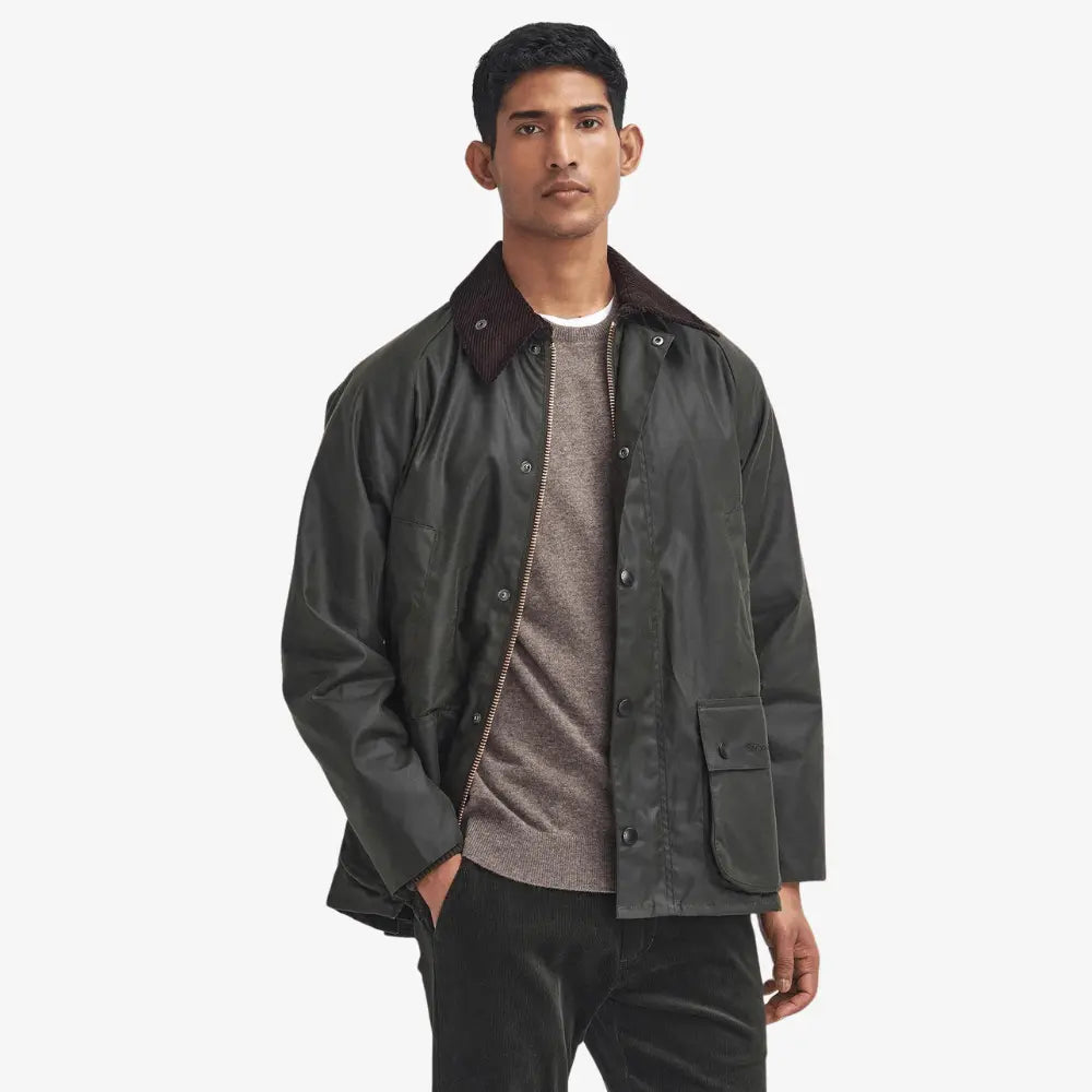 Veste Bedale - Archive Olive - Barbour - détail 2