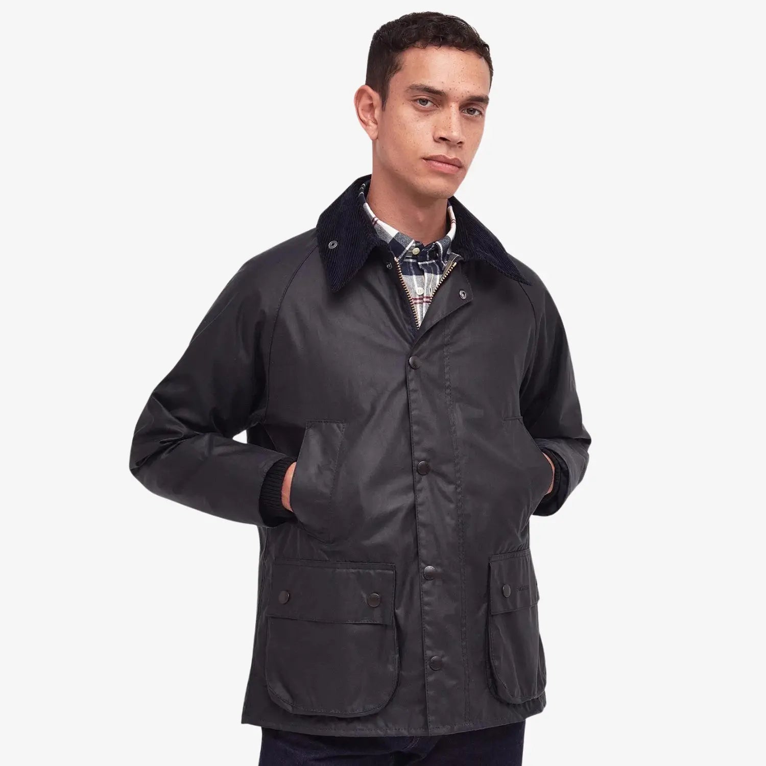 Veste Bedale - Navy - Barbour - détail 2