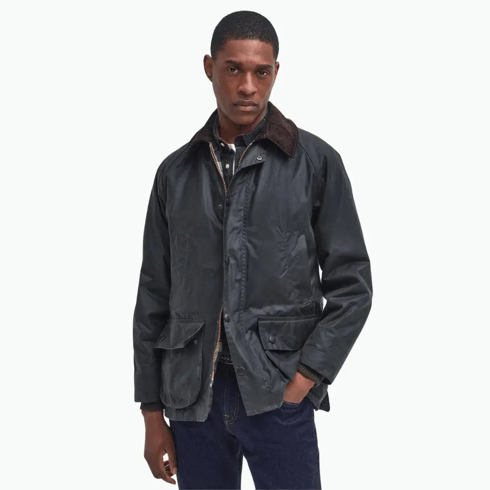 Veste Bedale - Sage - Barbour - détail 2
