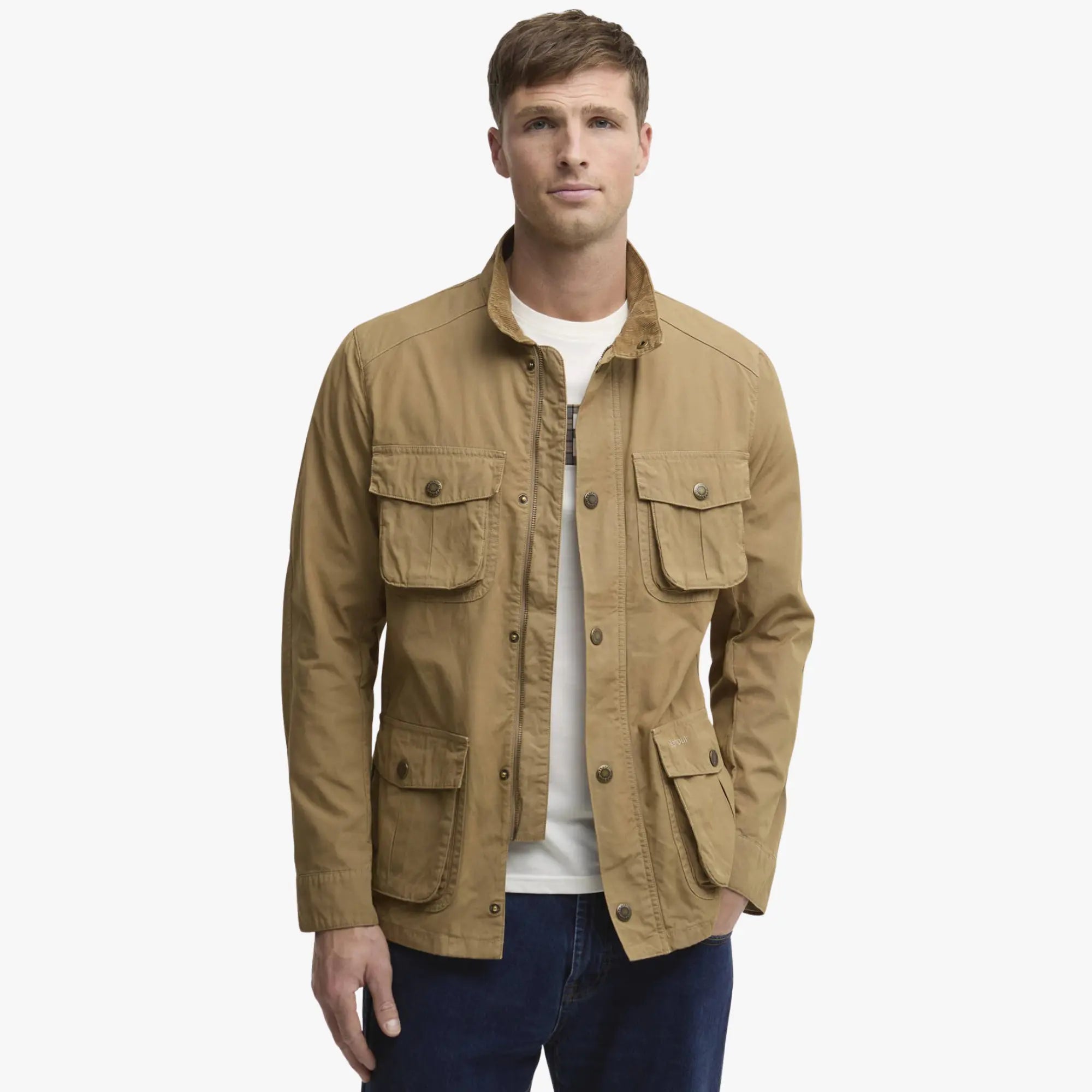 Veste Corbridge Casual - Stone - Barbour - détail 2