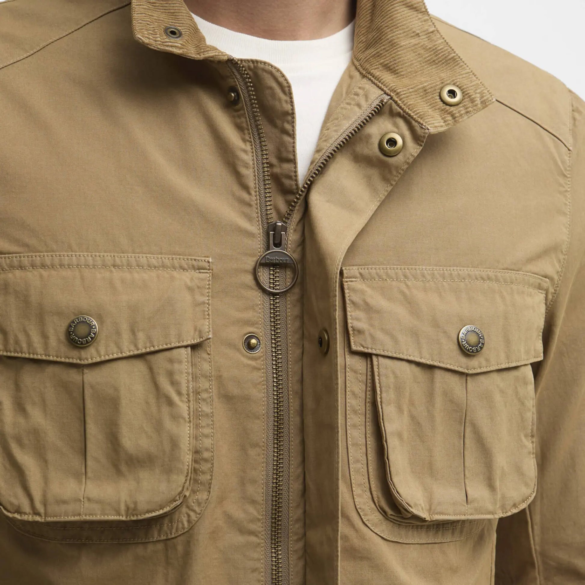 Veste Corbridge Casual - Stone - Barbour - détail 5