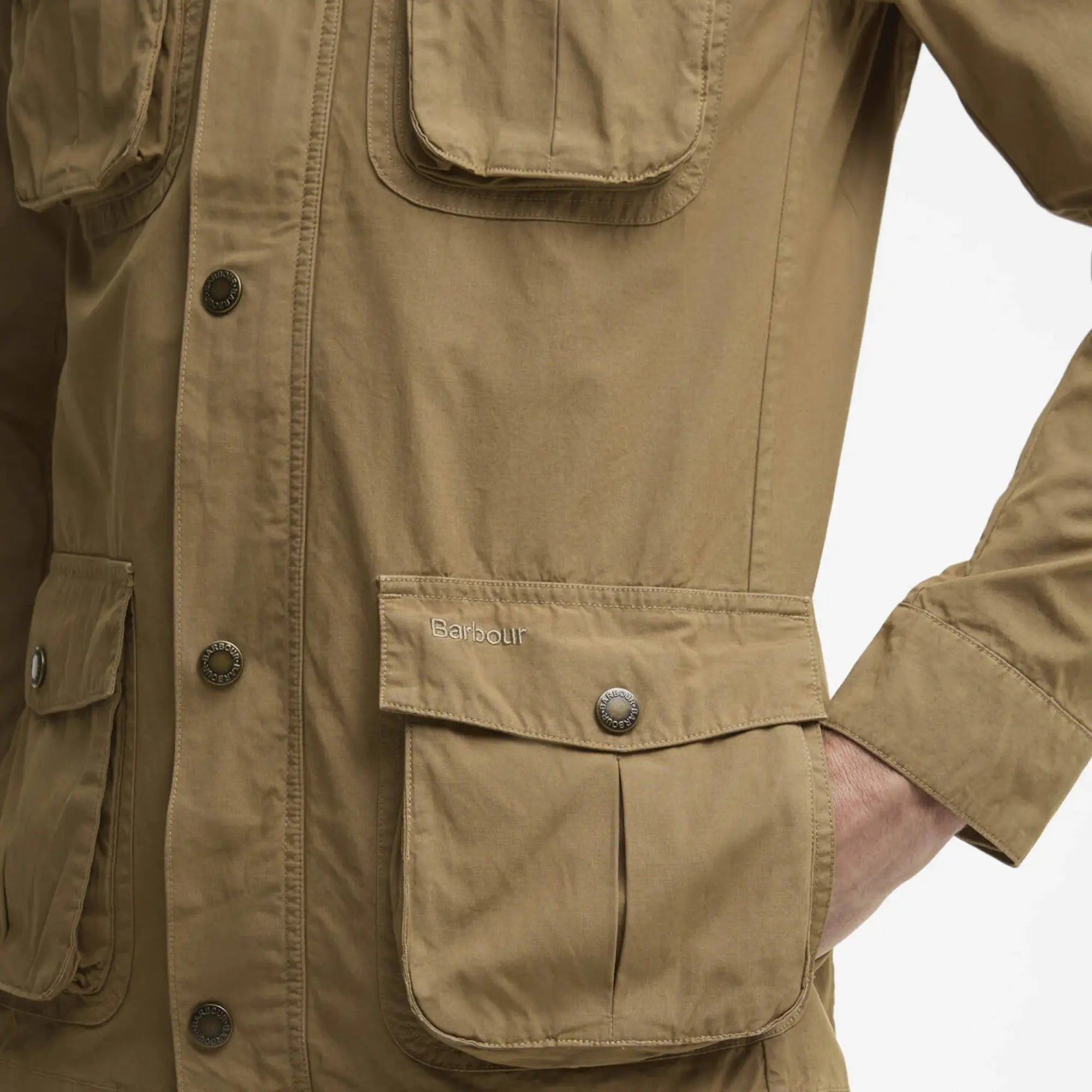 Veste Corbridge Casual - Stone - Barbour - détail 7