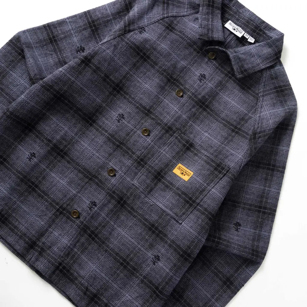 Veste de Travail Flanelle Chardon - Noir - Service Works - détail 3