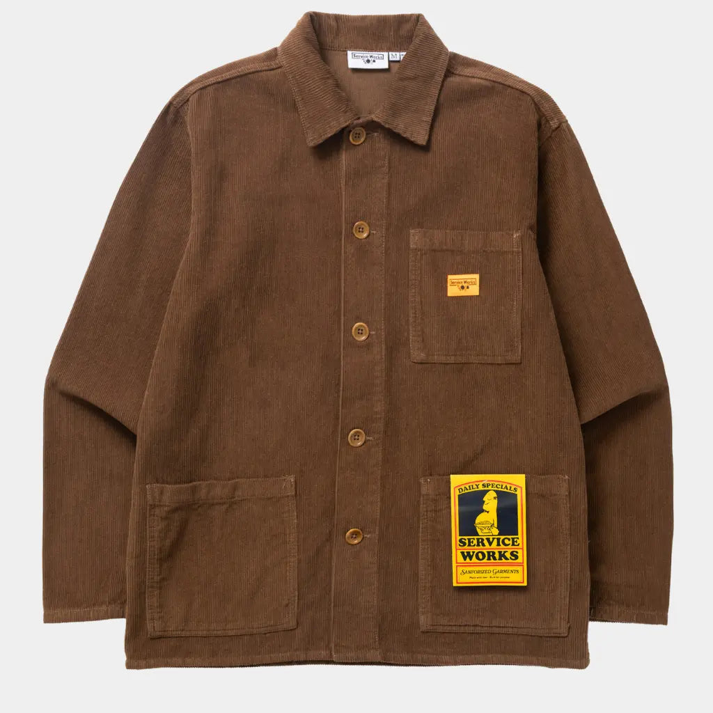 Veste de Travail Velours - Marron - Service Works