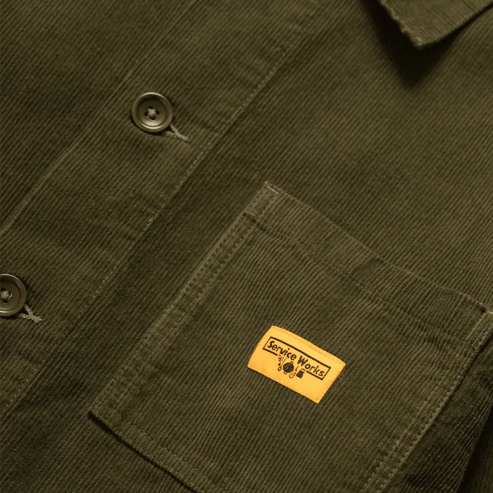 Veste de Travail Velours - Vert - Service Works - détail 5