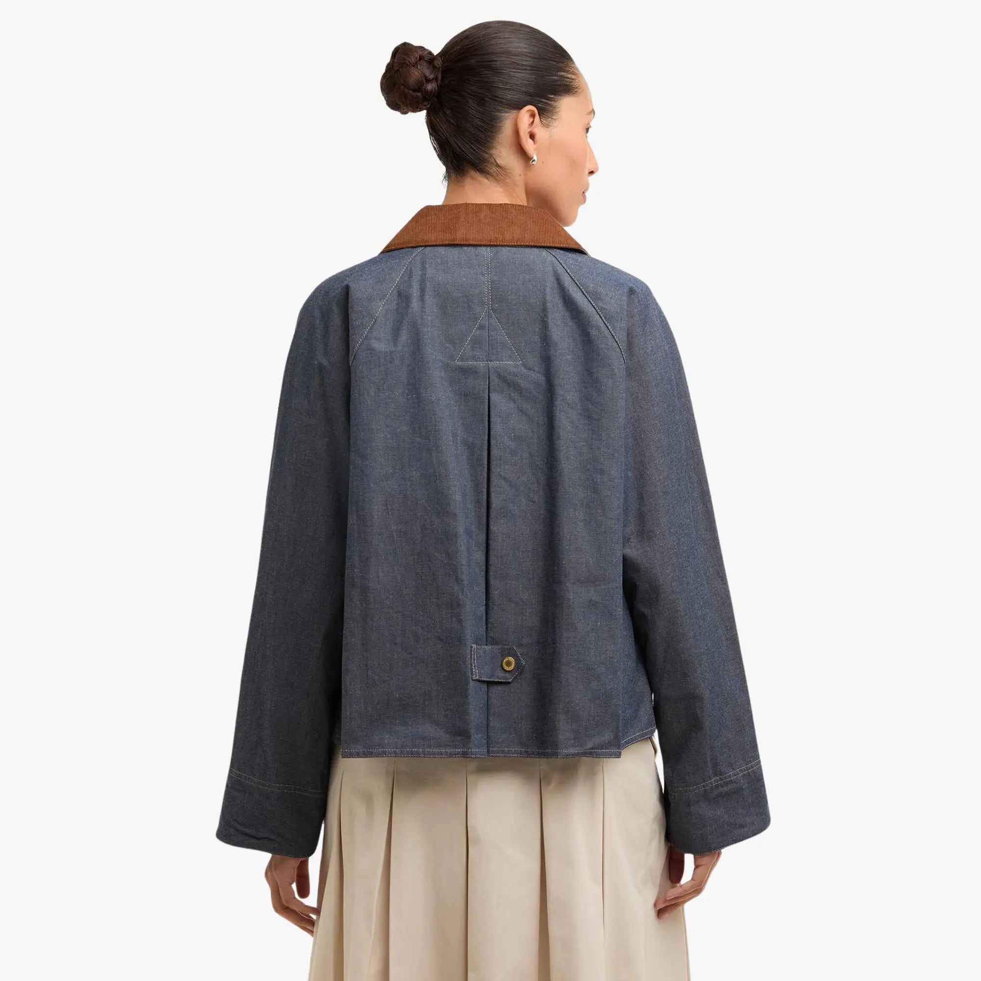 Veste Freckleton - Indigo - Barbour - détail 3