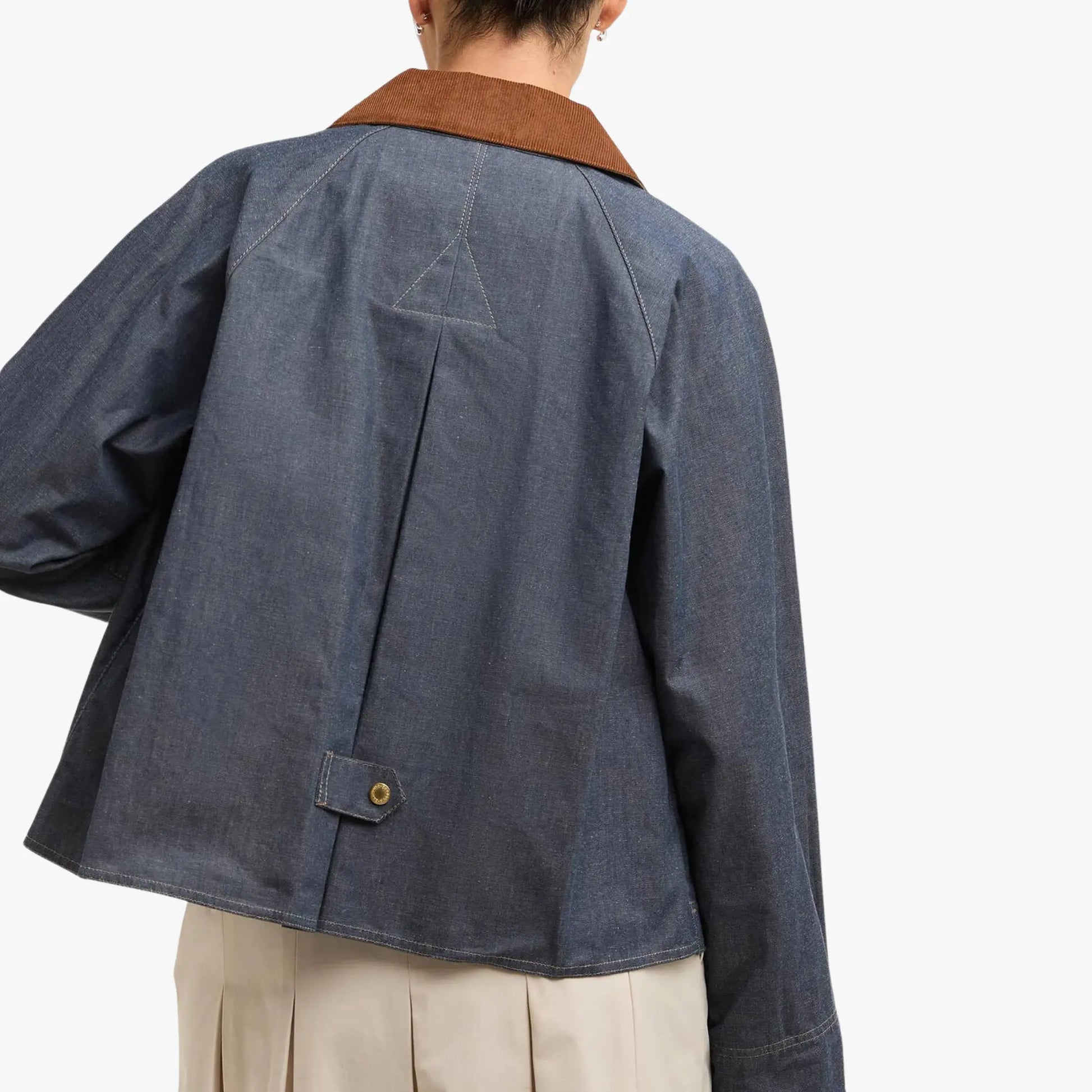 Veste Freckleton - Indigo - Barbour - détail 5