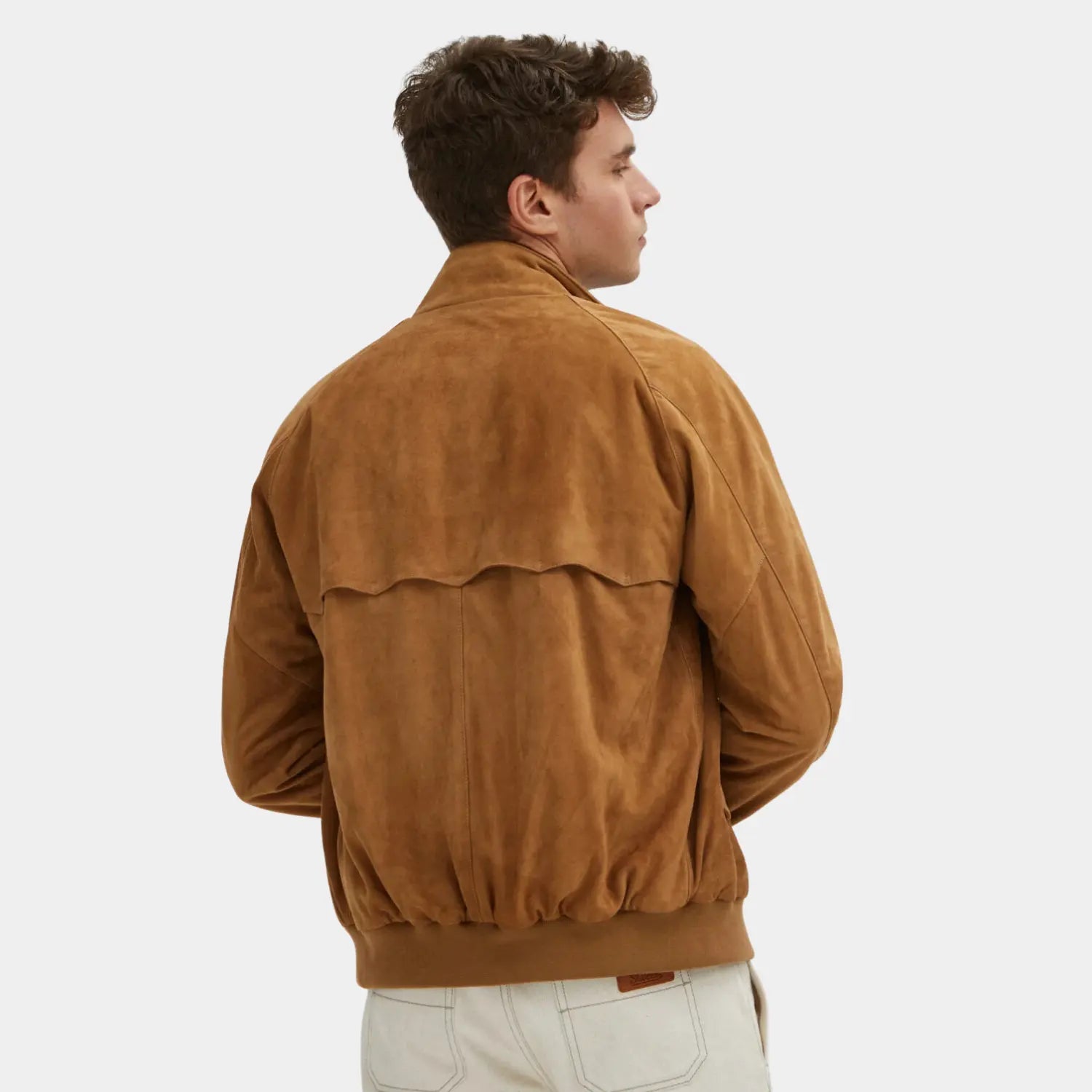 Veste G9 Daim - Tobacco - Baracuta - détail 4