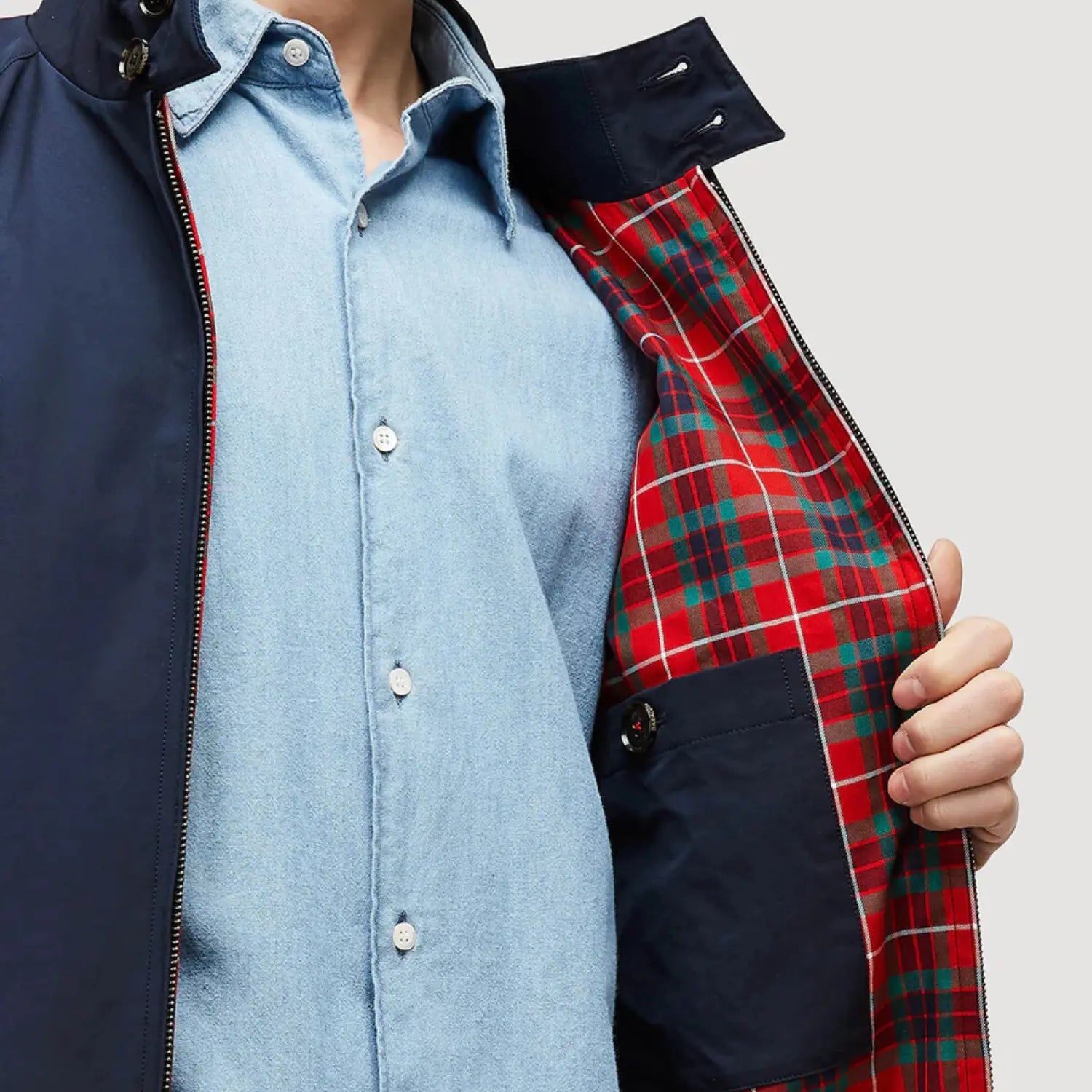 Veste G9 - Navy - Baracuta - détail 4