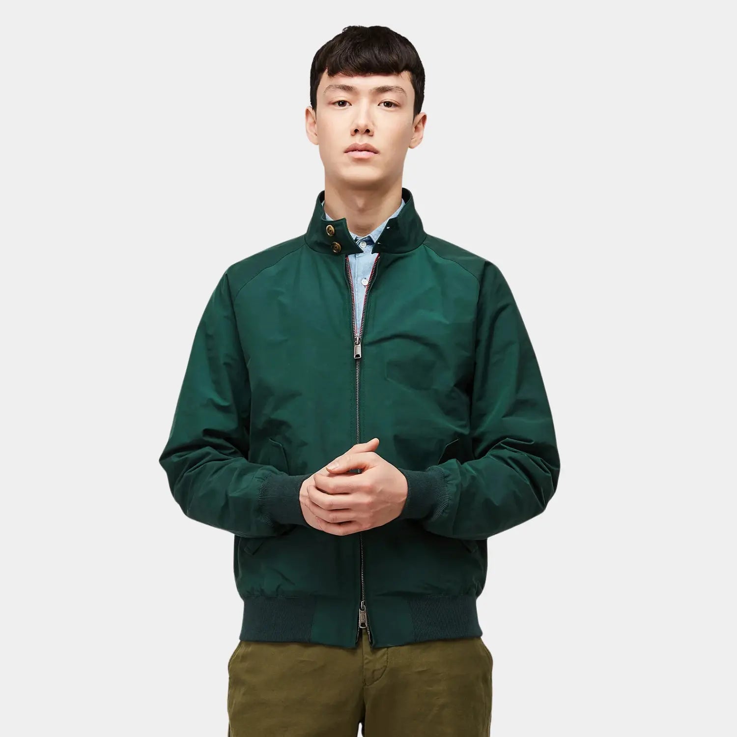 Veste G9 - Racing Green - Baracuta - détail 2