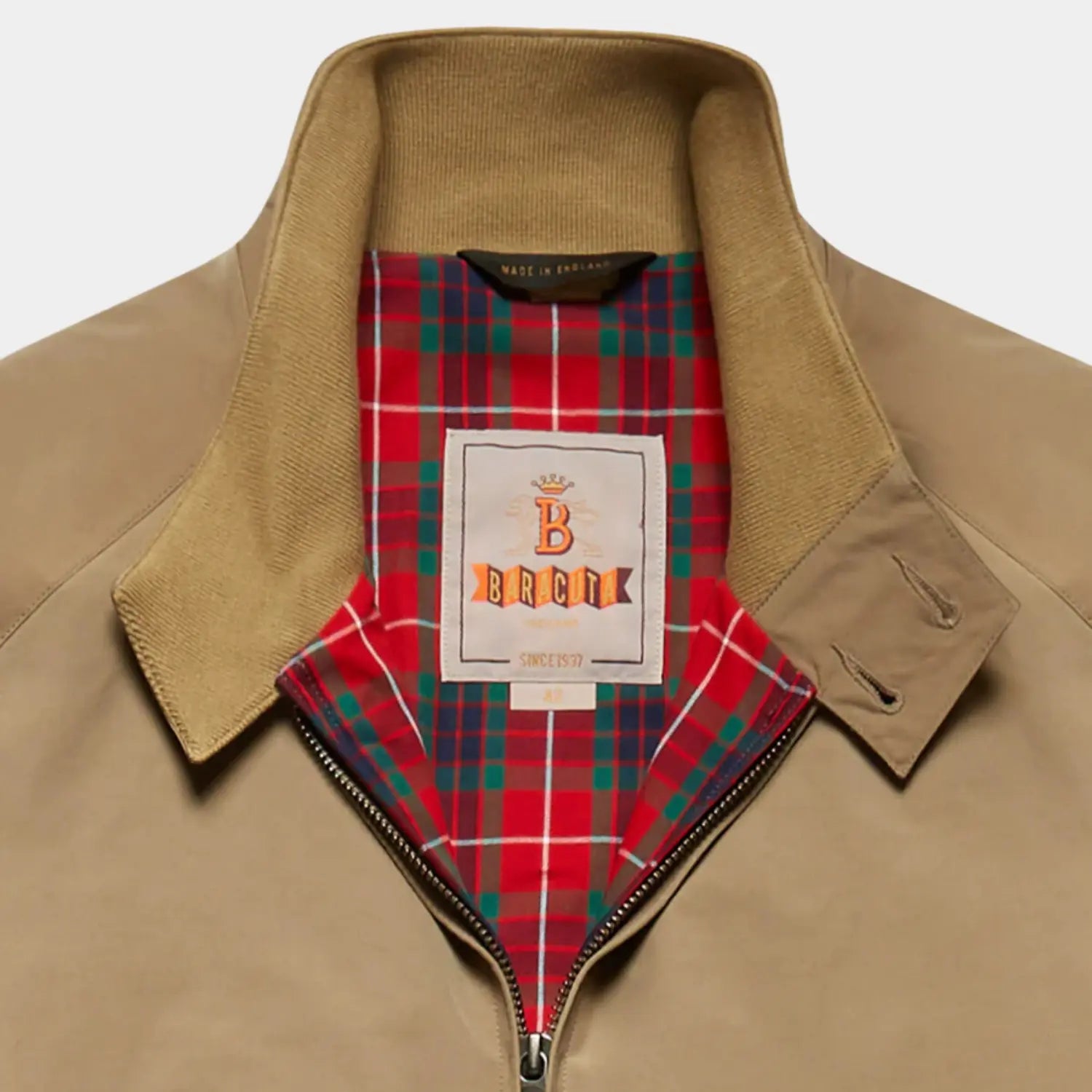 Veste G9 - Tan - Baracuta - détail 2