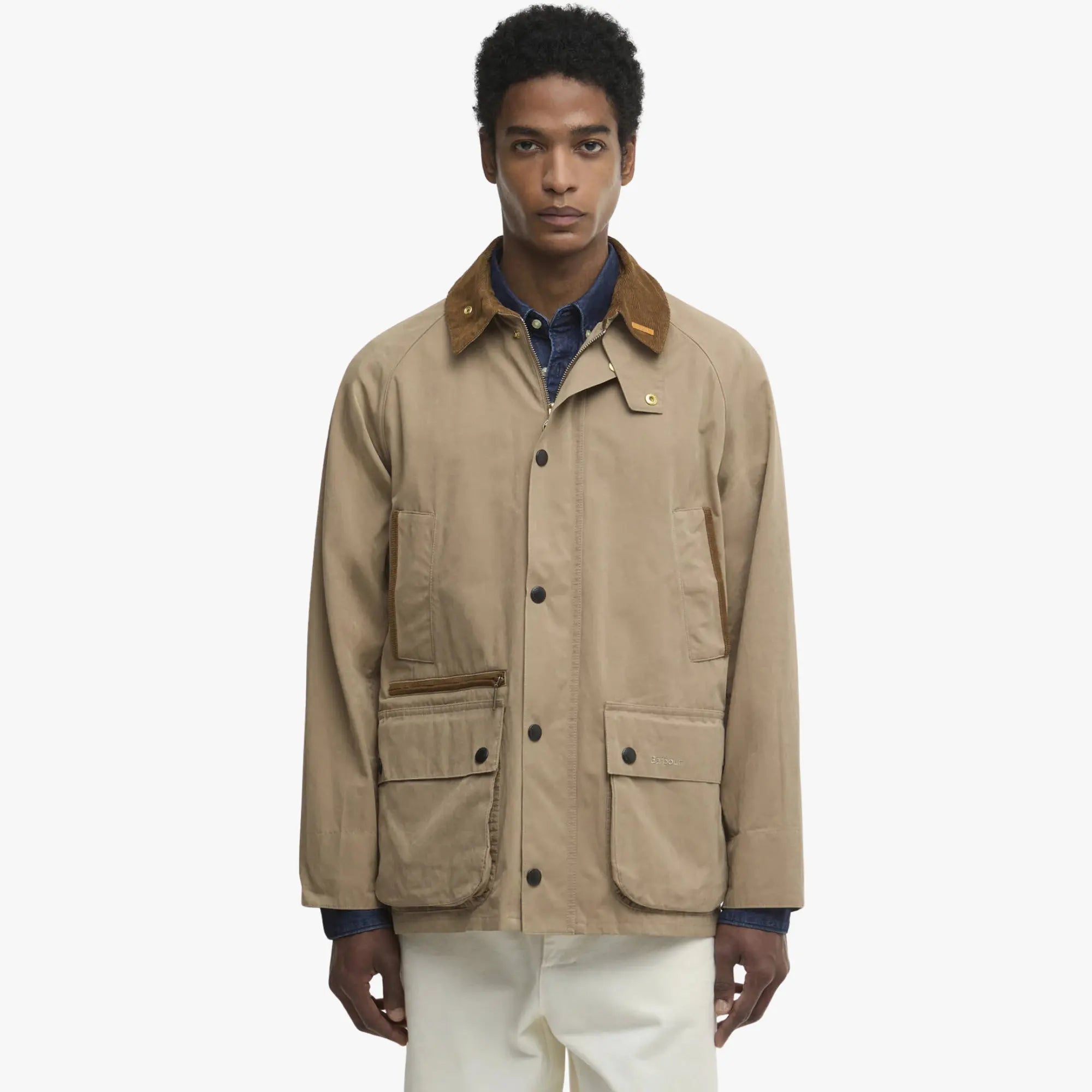 Veste Icons Bedale Casual - Military Brown - Barbour - détail 2