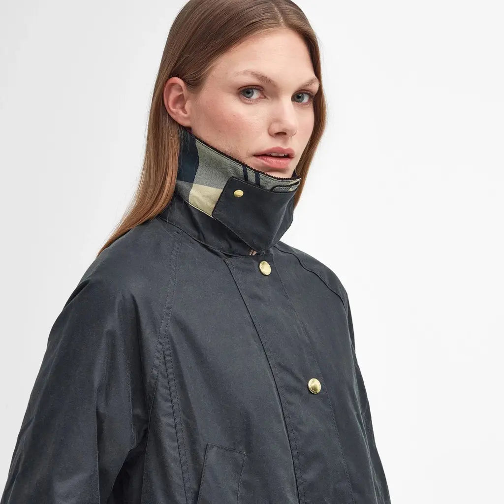 Veste Long Beadnell Sage - Barbour - détail 6