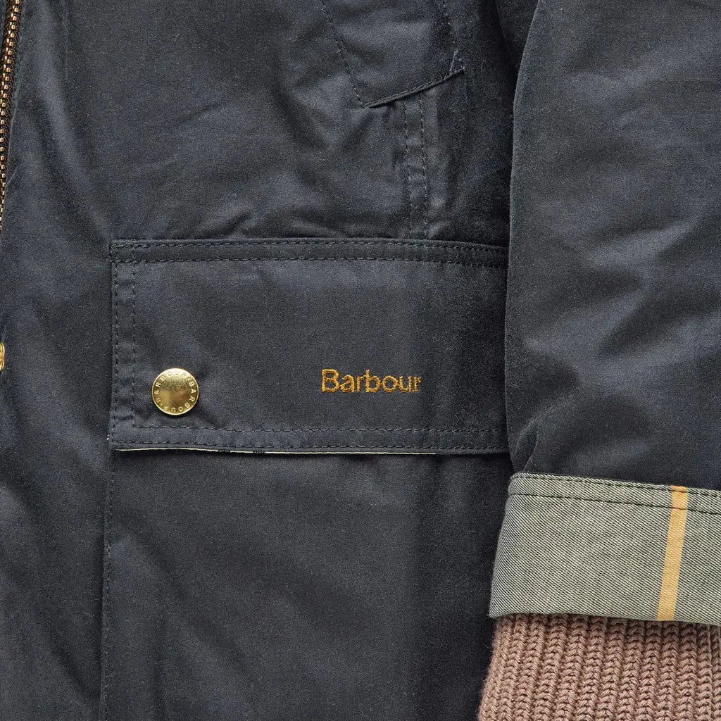 Veste Long Beadnell Sage - Barbour - détail 7
