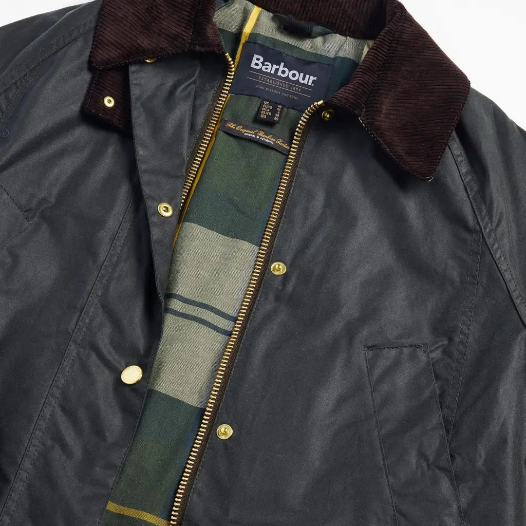 Veste Long Beadnell Sage - Barbour - détail 8