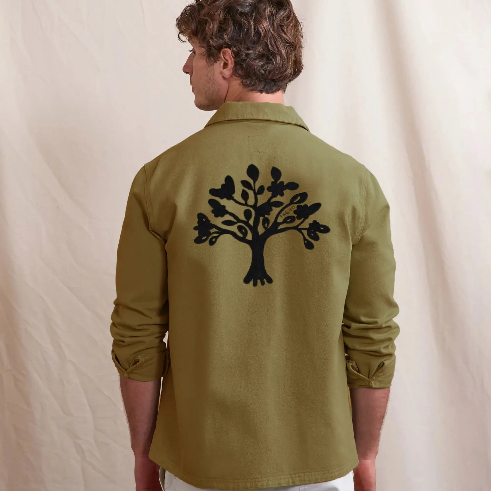 Veste Lorge Kaki - Faguo - détail 3