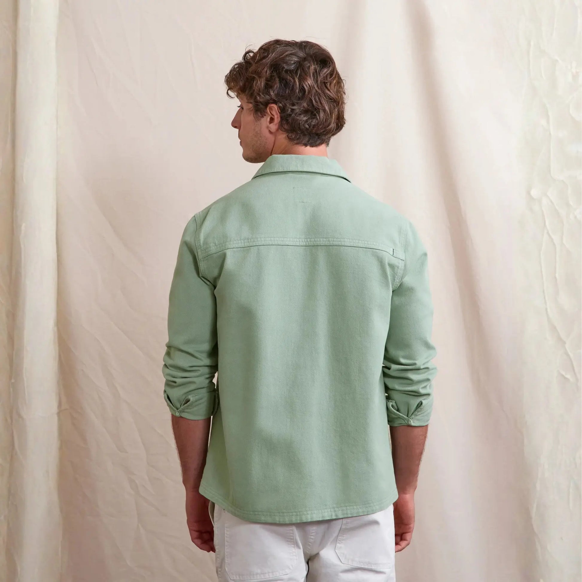 Veste Lorge Vert Clair - Faguo - détail 3