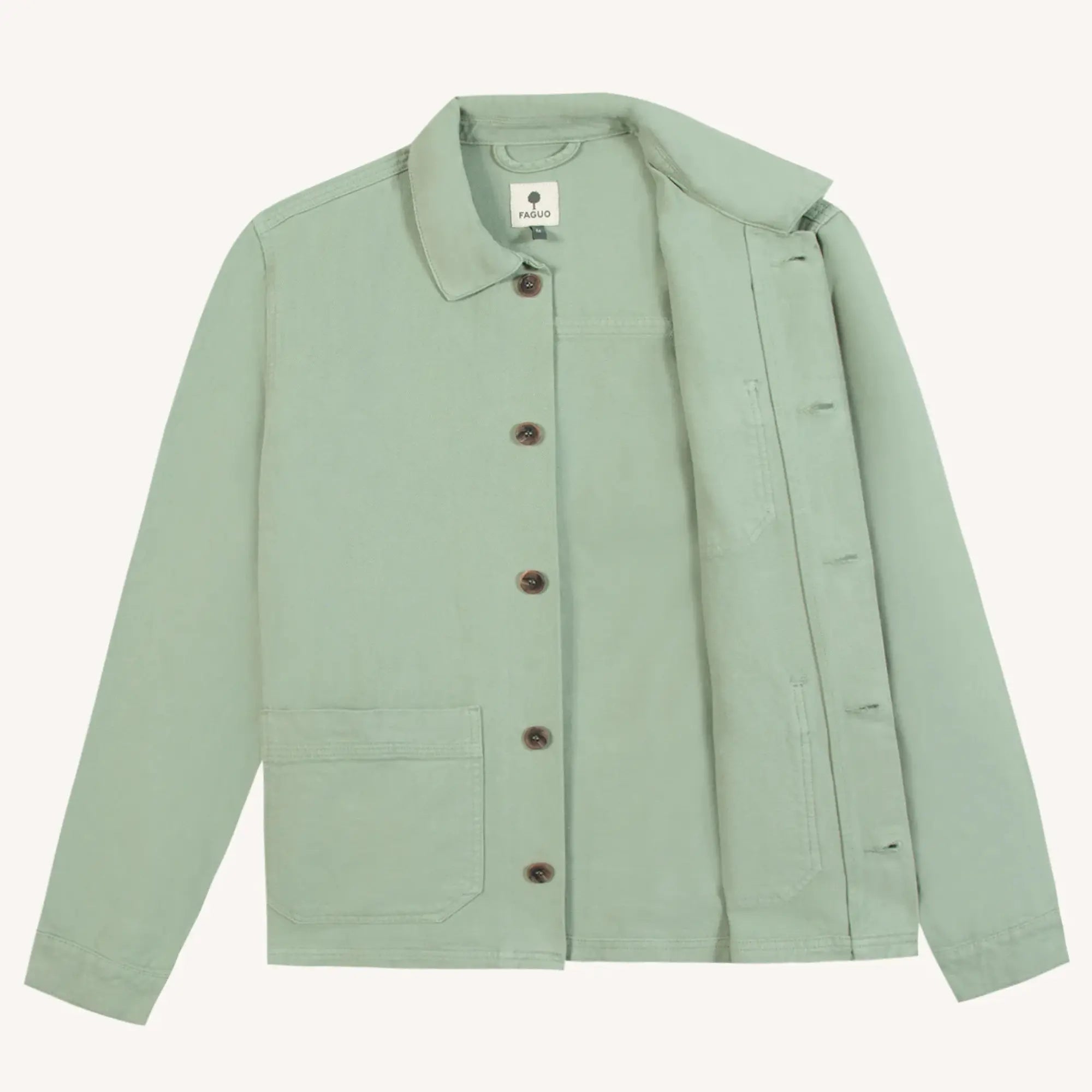 Veste Lorge Vert Clair - Faguo - détail 6