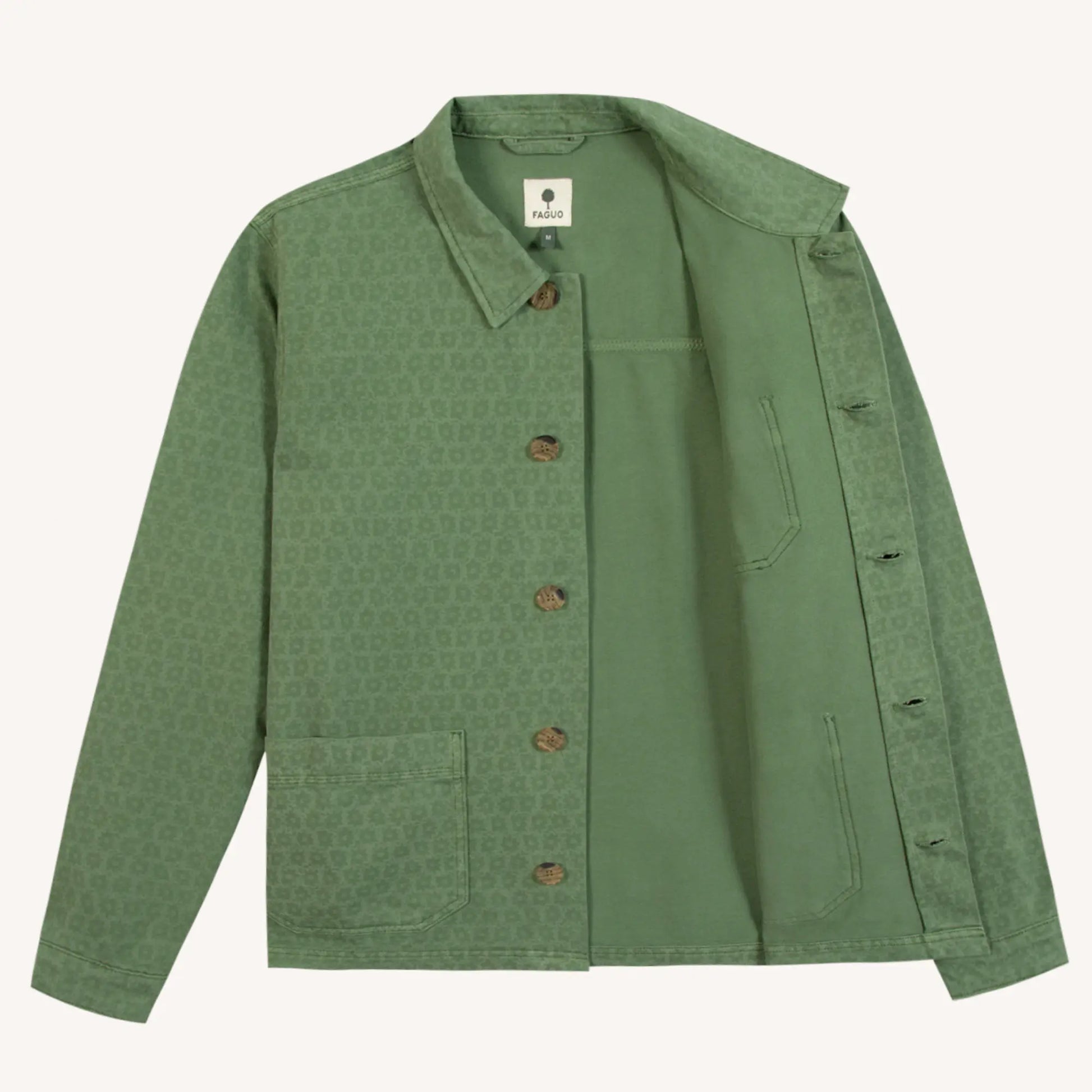 Veste Lorge - Vert Sapin - Faguo - détail 5