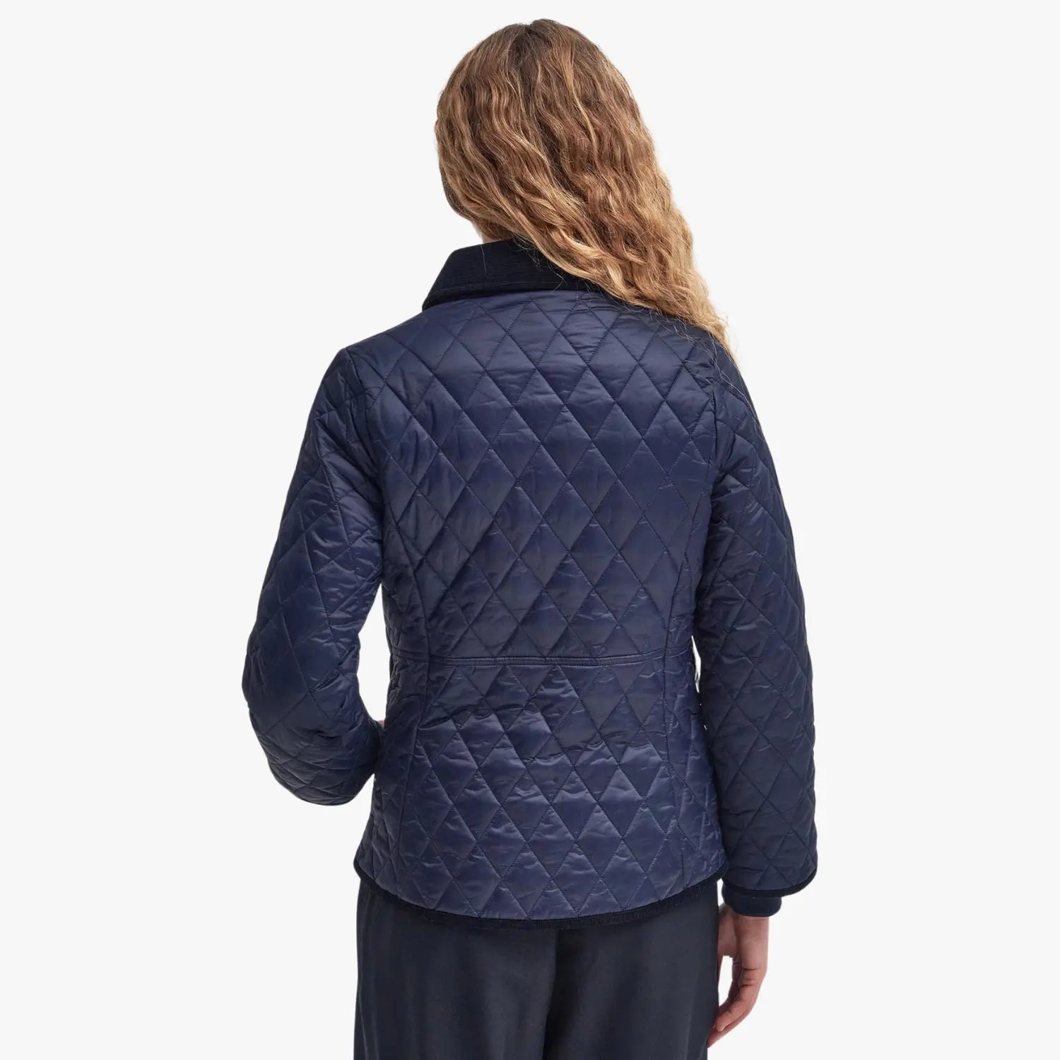 Veste Matelassée Fitted Beadnell Navy - Barbour - détail 4