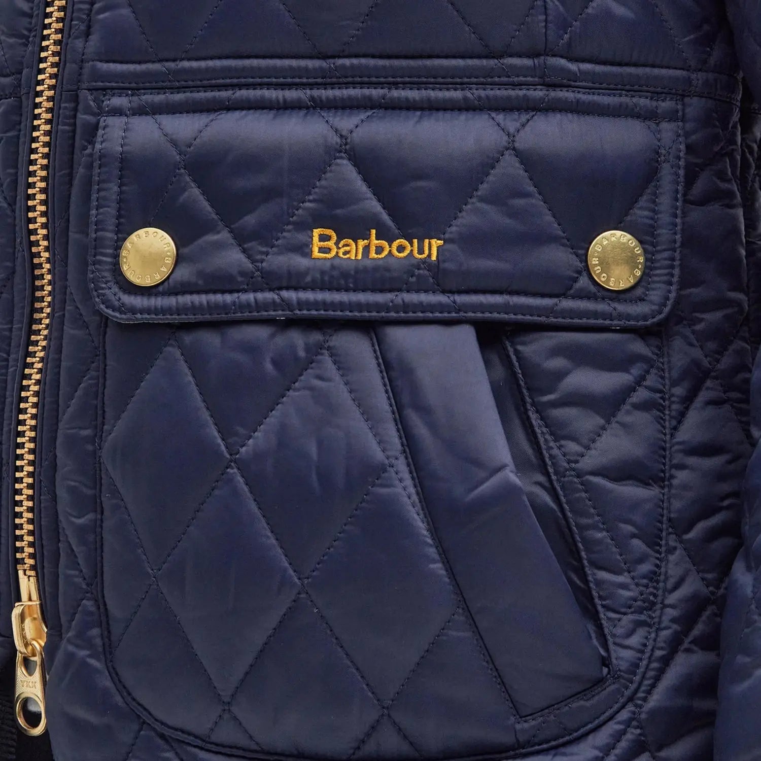 Veste Matelassée Fitted Beadnell Navy - Barbour - détail 8