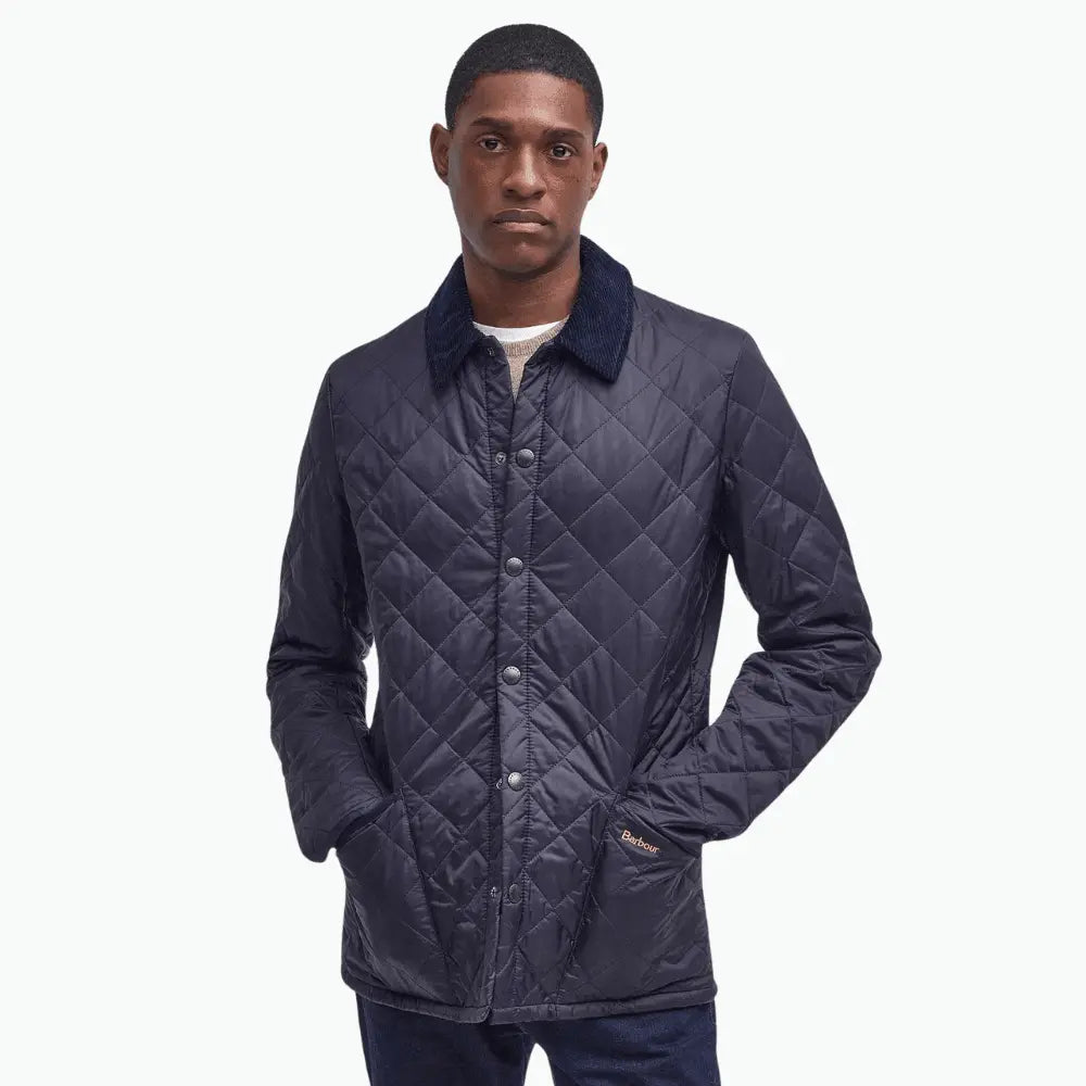 Veste Matelassée Heritage Liddesdale Navy - Barbour - détail 2