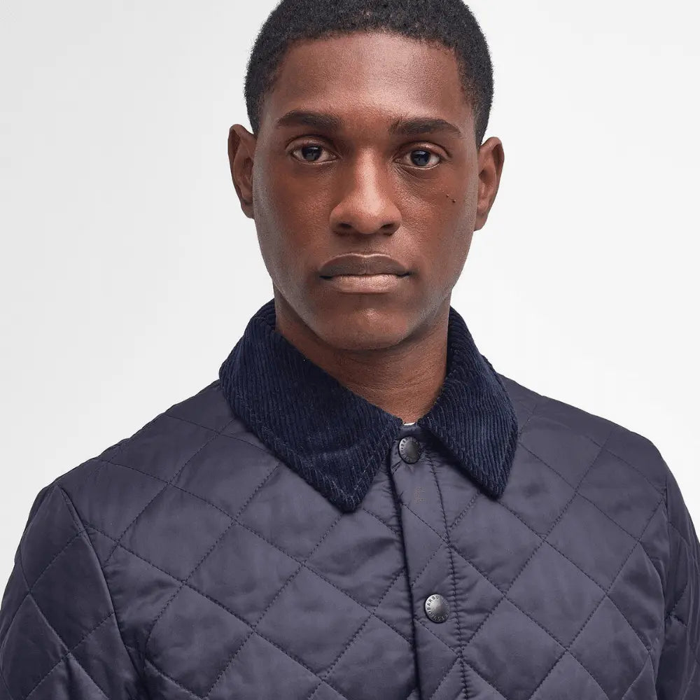 Veste Matelassée Heritage Liddesdale Navy - Barbour - détail 4