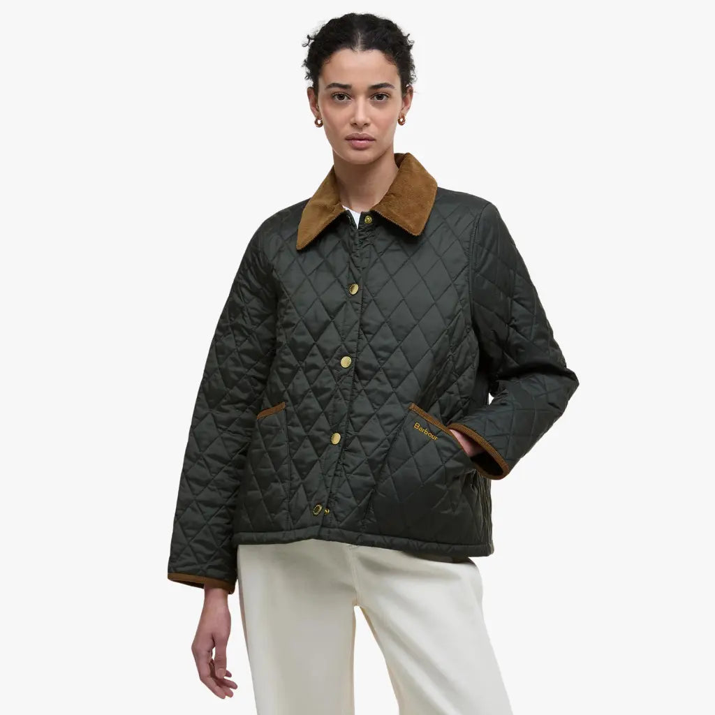 Veste Matelassée Icons Cropped Liddesdale - Barbour - détail 2