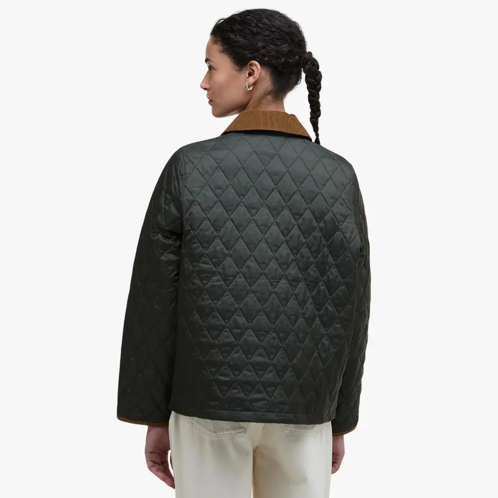 Veste Matelassée Icons Cropped Liddesdale - Barbour - détail 3