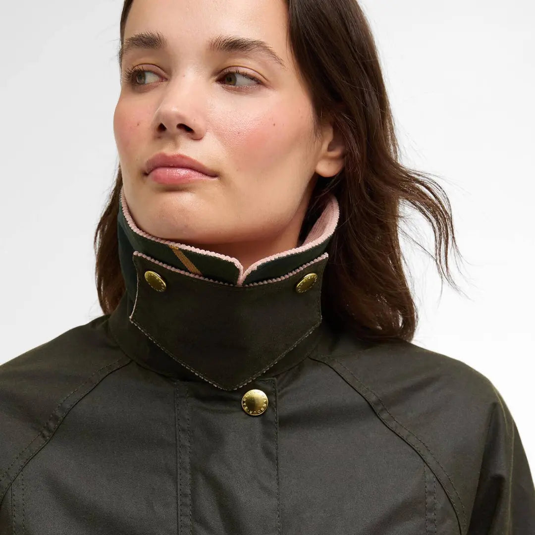 Veste Modern Beadnell - Archive Olive - Barbour - détail 5