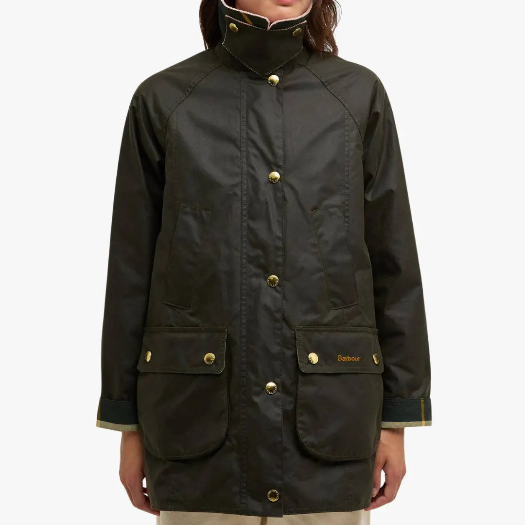 Veste Modern Beadnell - Archive Olive - Barbour - détail 6