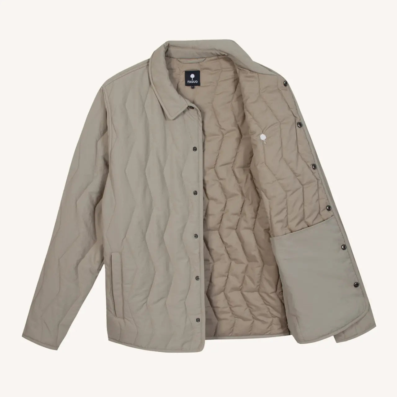 Veste Obernai Beige - Faguo - détail 3
