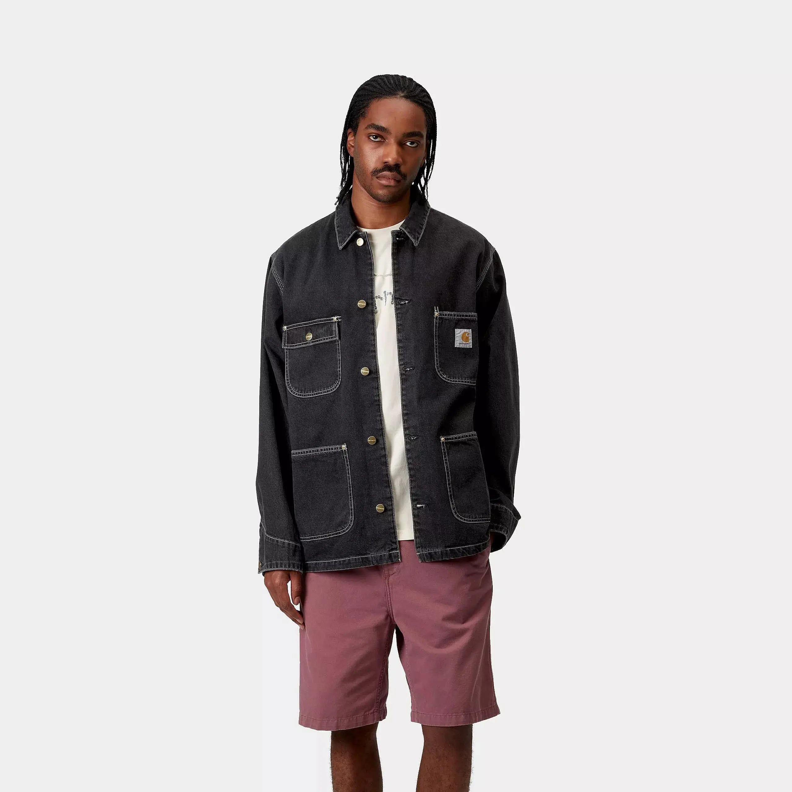Veste Og Chore Black Stone Washed - Carhartt WIP - détail 3