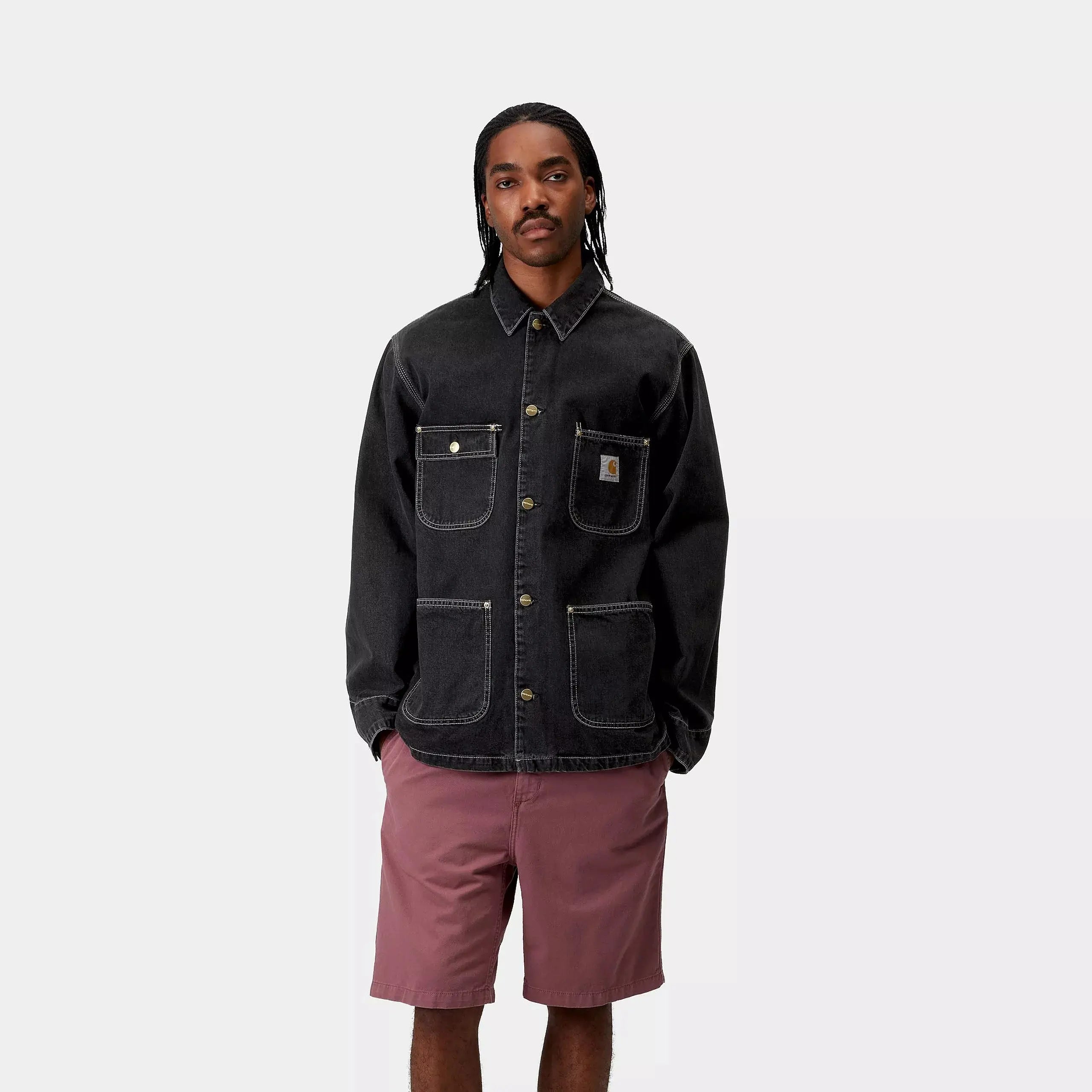 Veste Og Chore Black Stone Washed - Carhartt WIP - détail 5