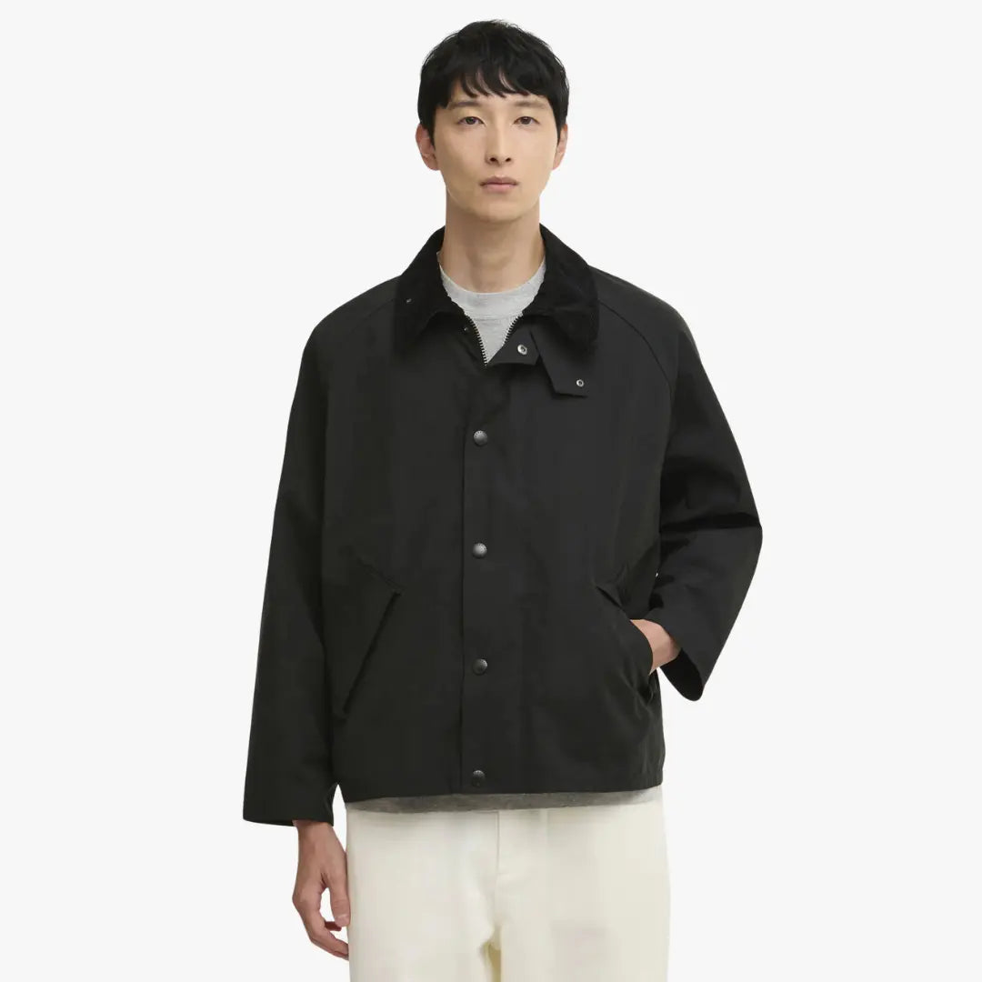 Veste OS Transporter Casual Black - Barbour - détail 2