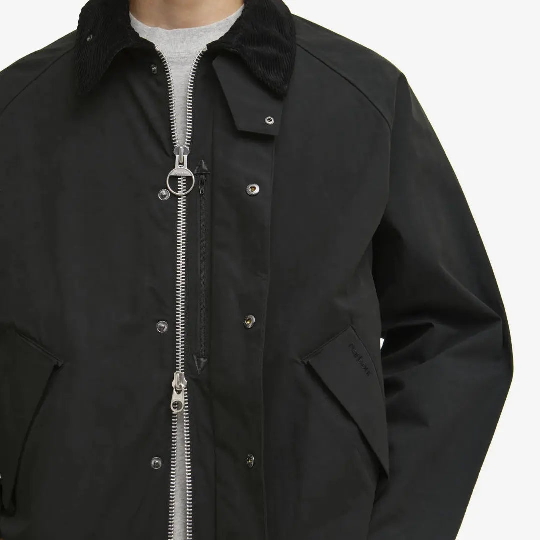 Veste OS Transporter Casual Black - Barbour - détail 6