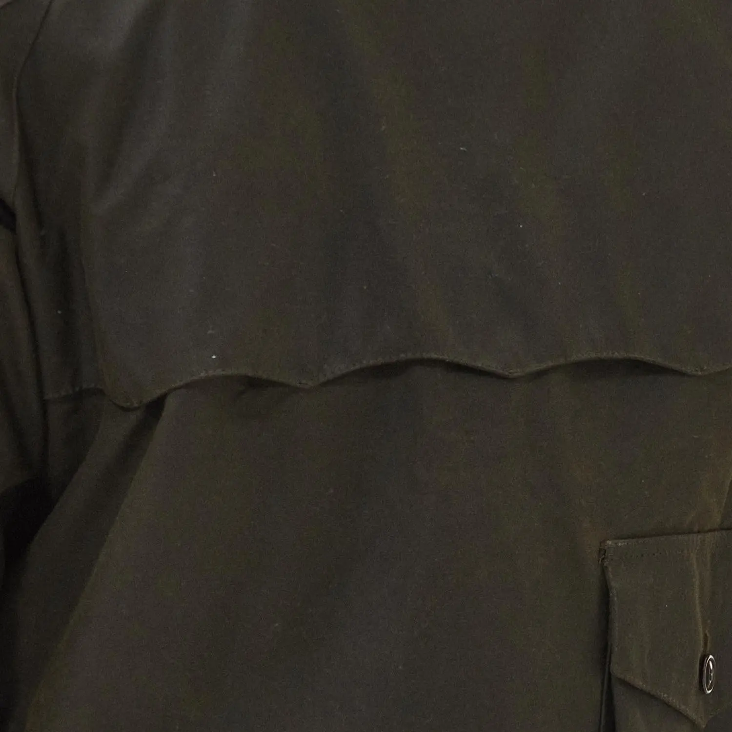 Veste Wax Porton - Olive - Barbour X Baracuta - détail 8