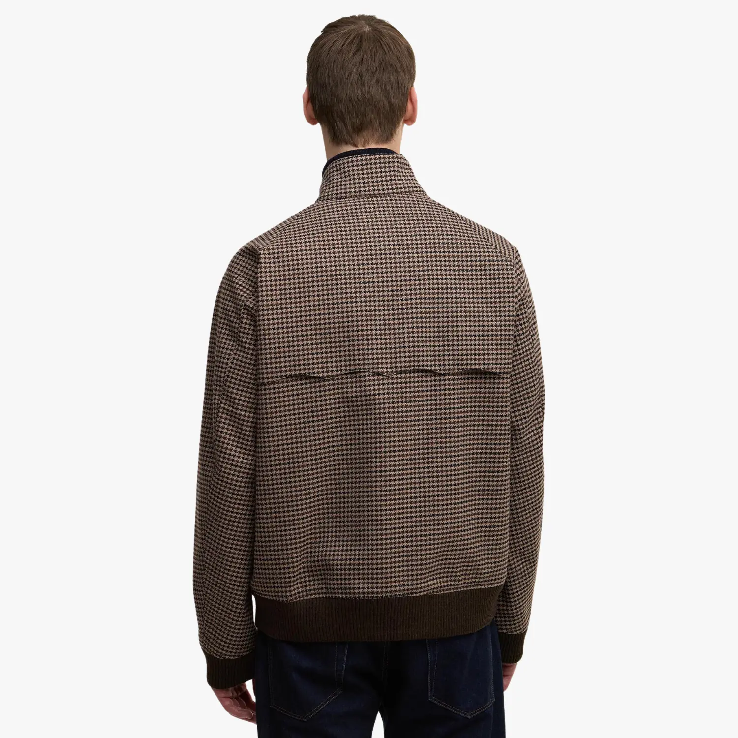 Veste Porton - Pied de Poule - Barbour X Baracuta - détail 3