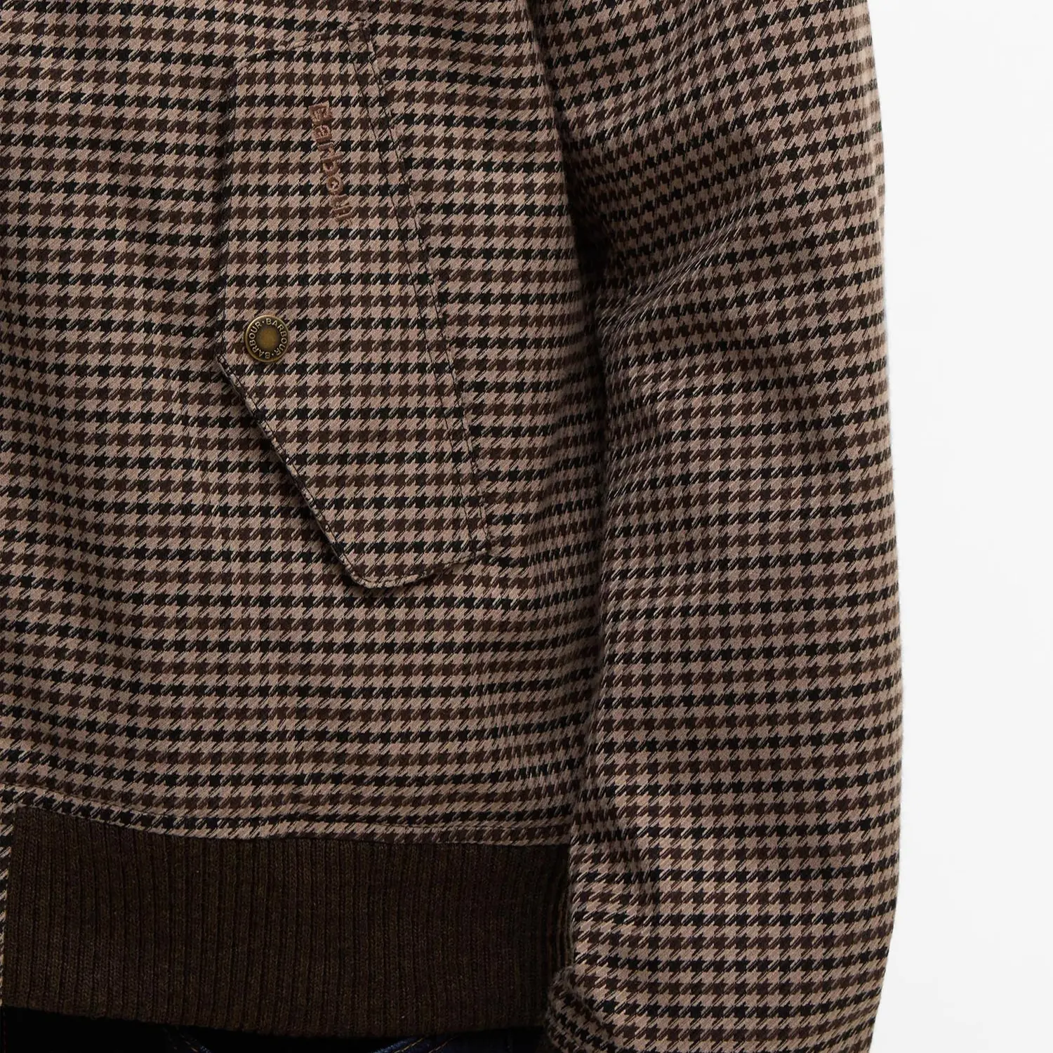 Veste Porton - Pied de Poule - Barbour X Baracuta - détail 6