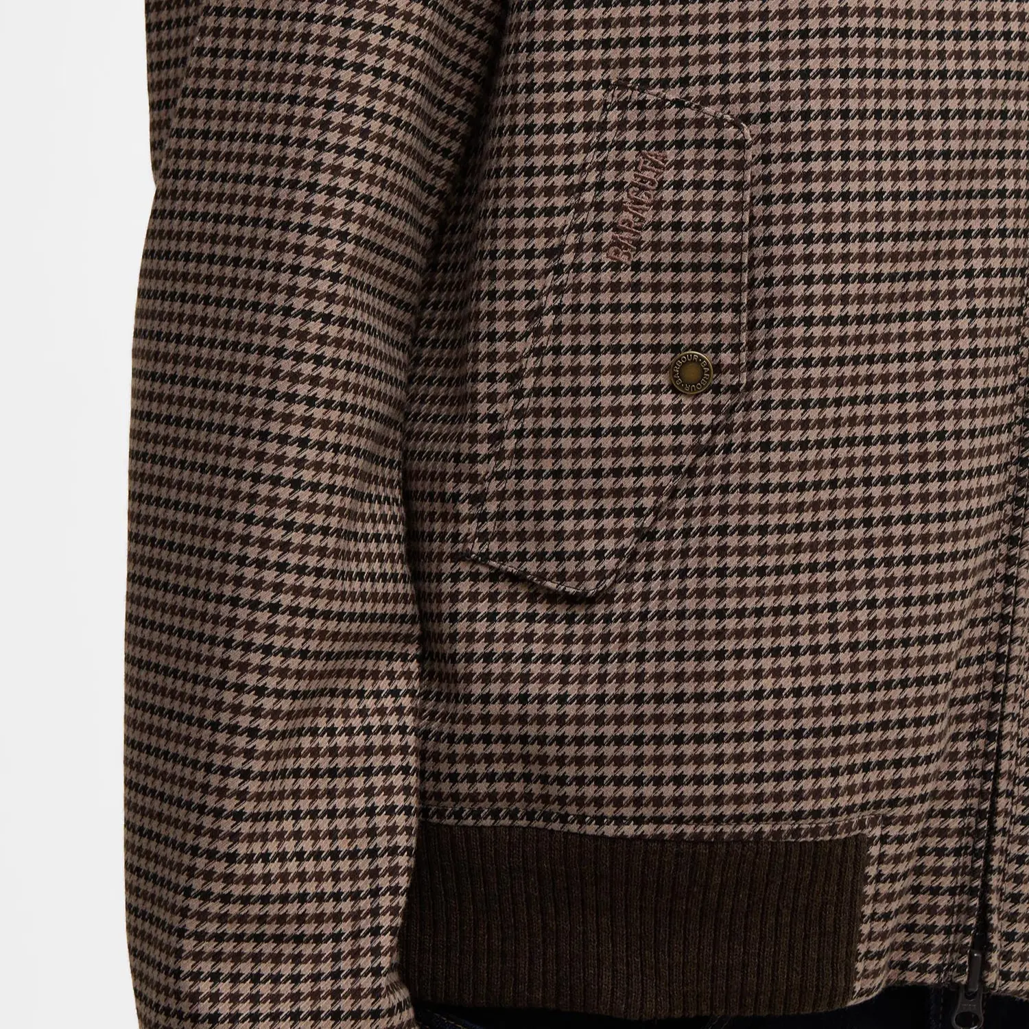 Veste Porton - Pied de Poule - Barbour X Baracuta - détail 7