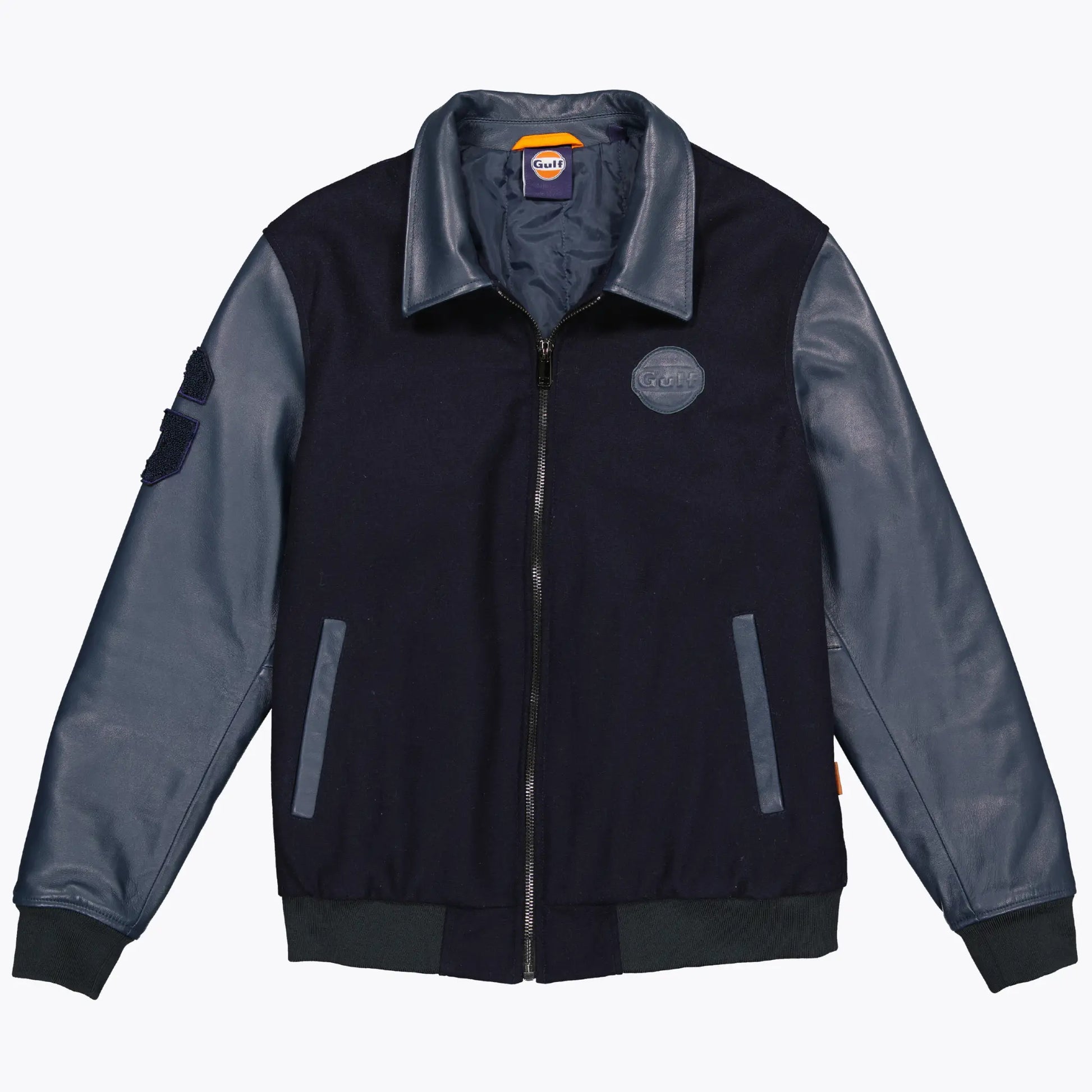 Veste Varsity Cuir et Laine - Gulf