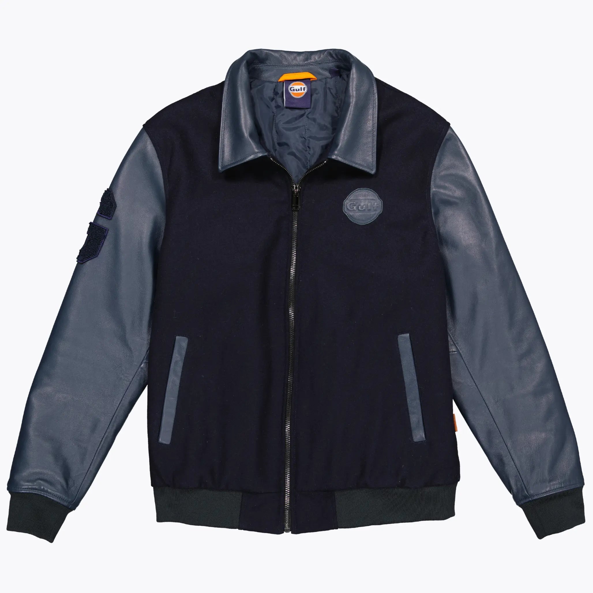Veste Varsity Cuir et Laine - Gulf