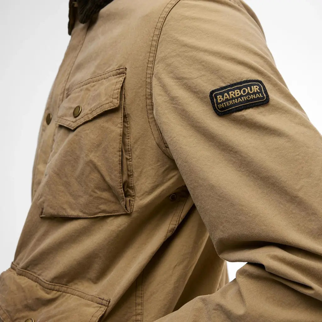 Veste Wax Drifter Sand - Barbour International - détail 5