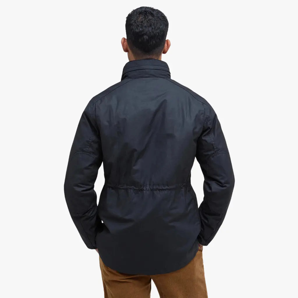 Veste Wax Sapper Noir - Barbour - détail 3