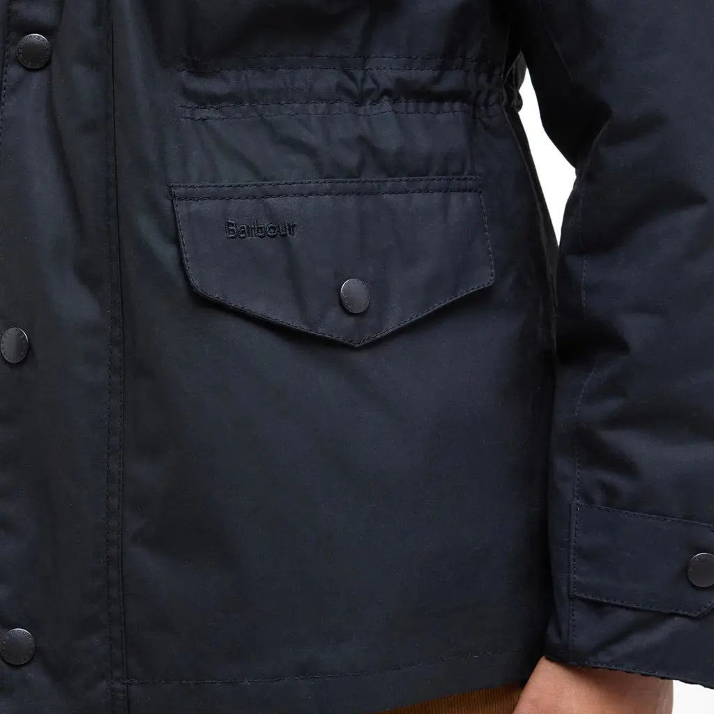 Veste Wax Sapper Noir - Barbour - détail 6