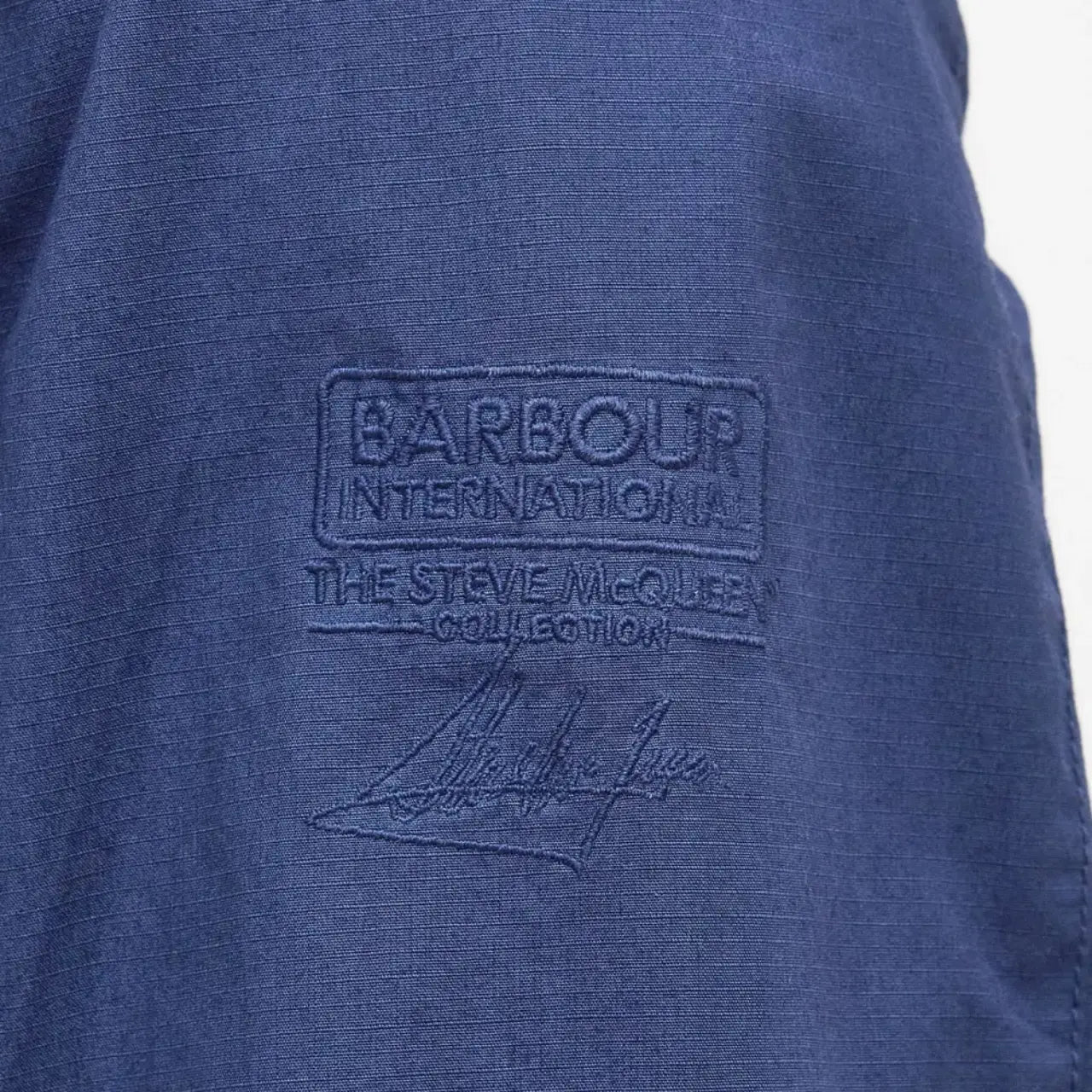 Veste Worker Steve Mcqueen Blue - Barbour International - détail 5
